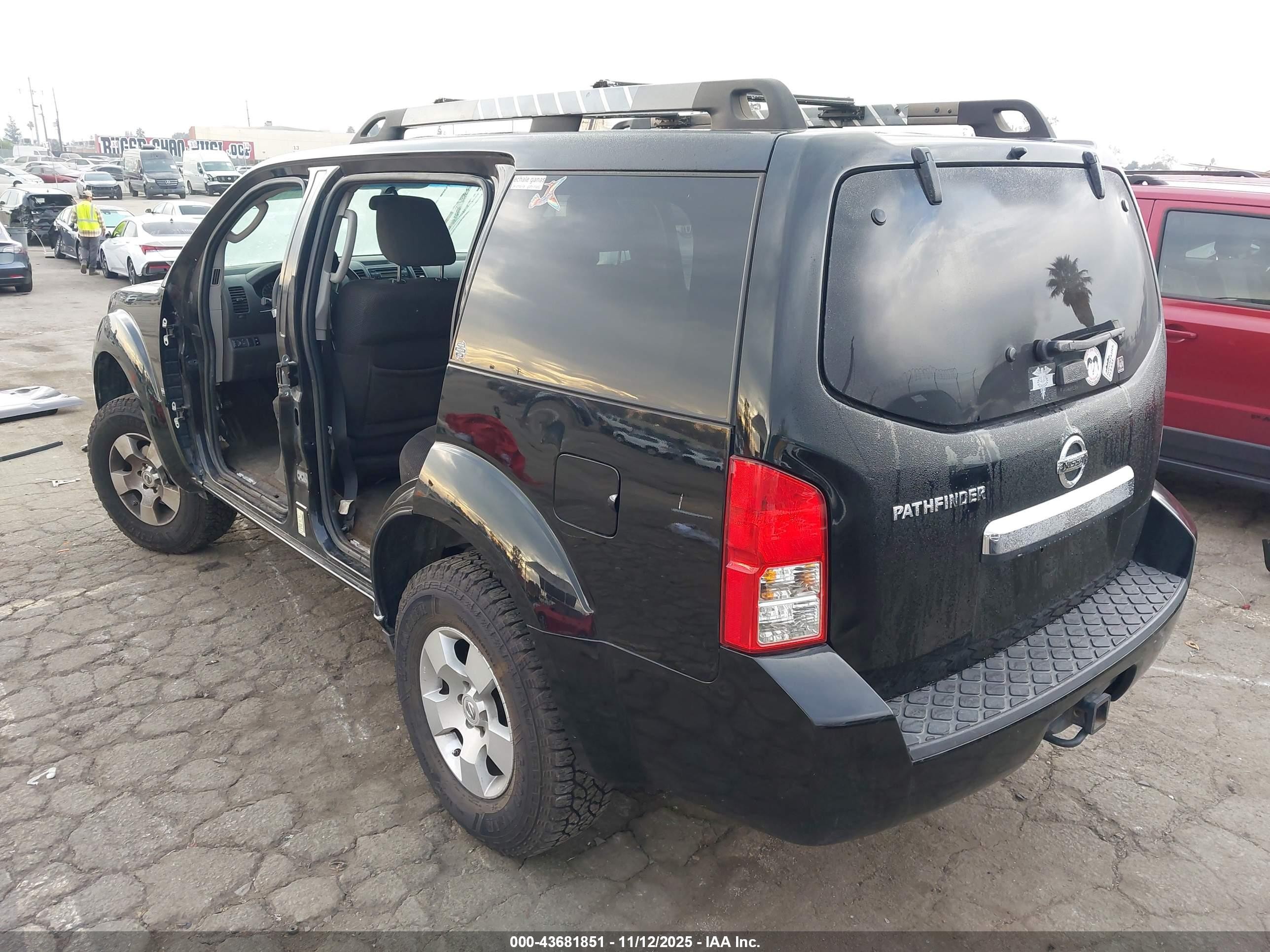 2012 Nissan Pathfinder S Черный vin: 5N1AR1NN3CC628055