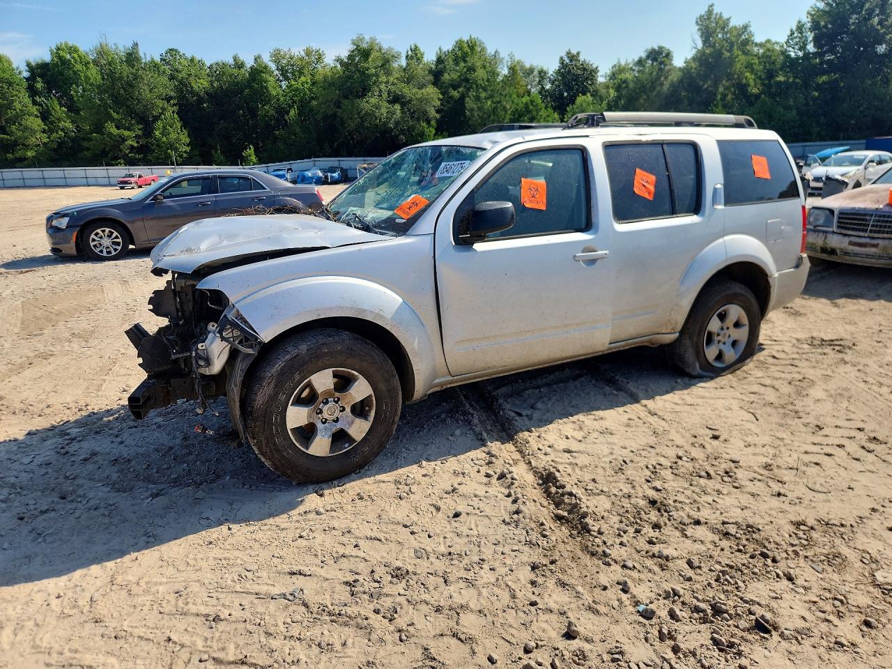 2012 Nissan Pathfinder S/le/se Silver vin: 5N1AR1NN3CC631439