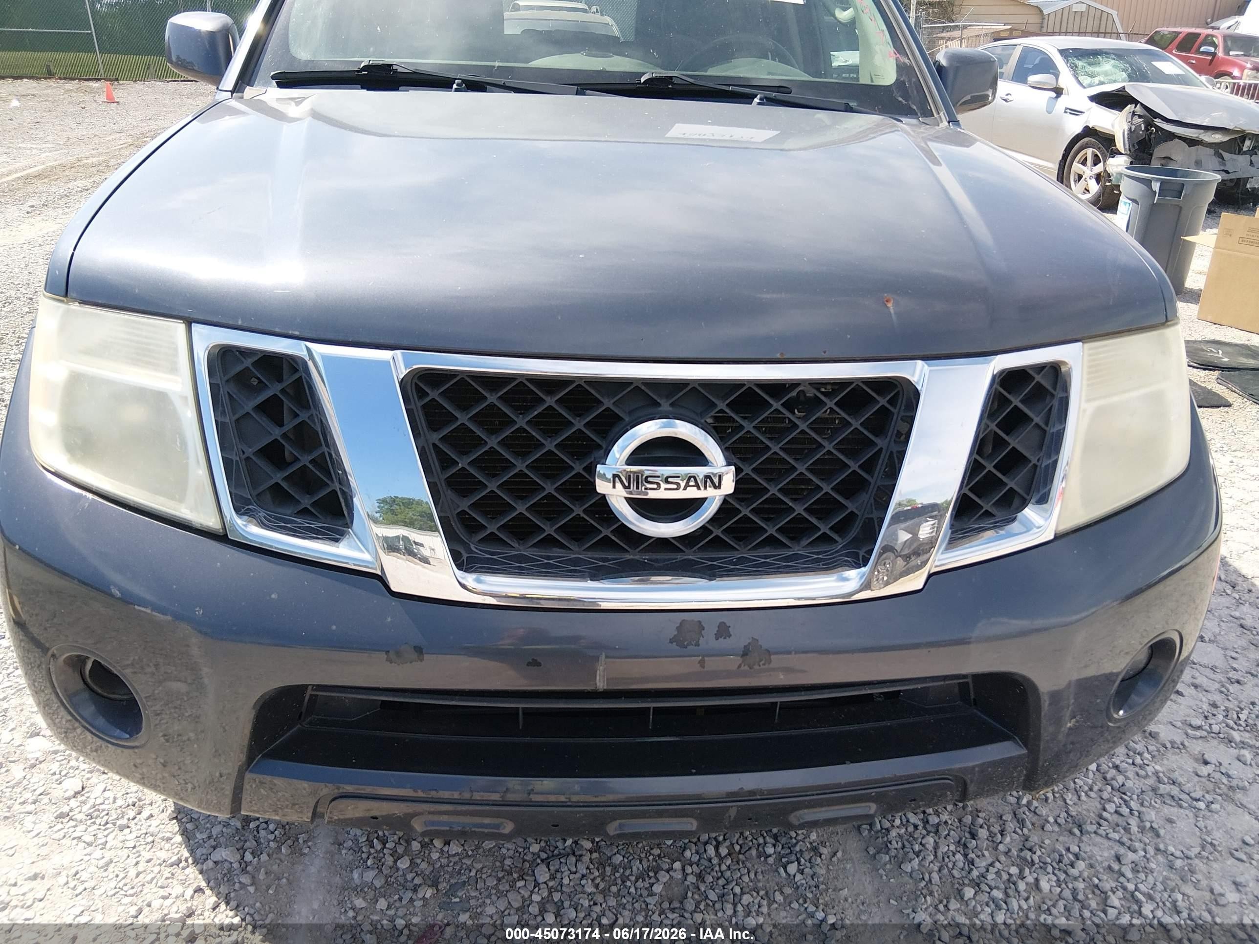 2012 Nissan Pathfinder Sv Gray vin: 5N1AR1NN3CC632039