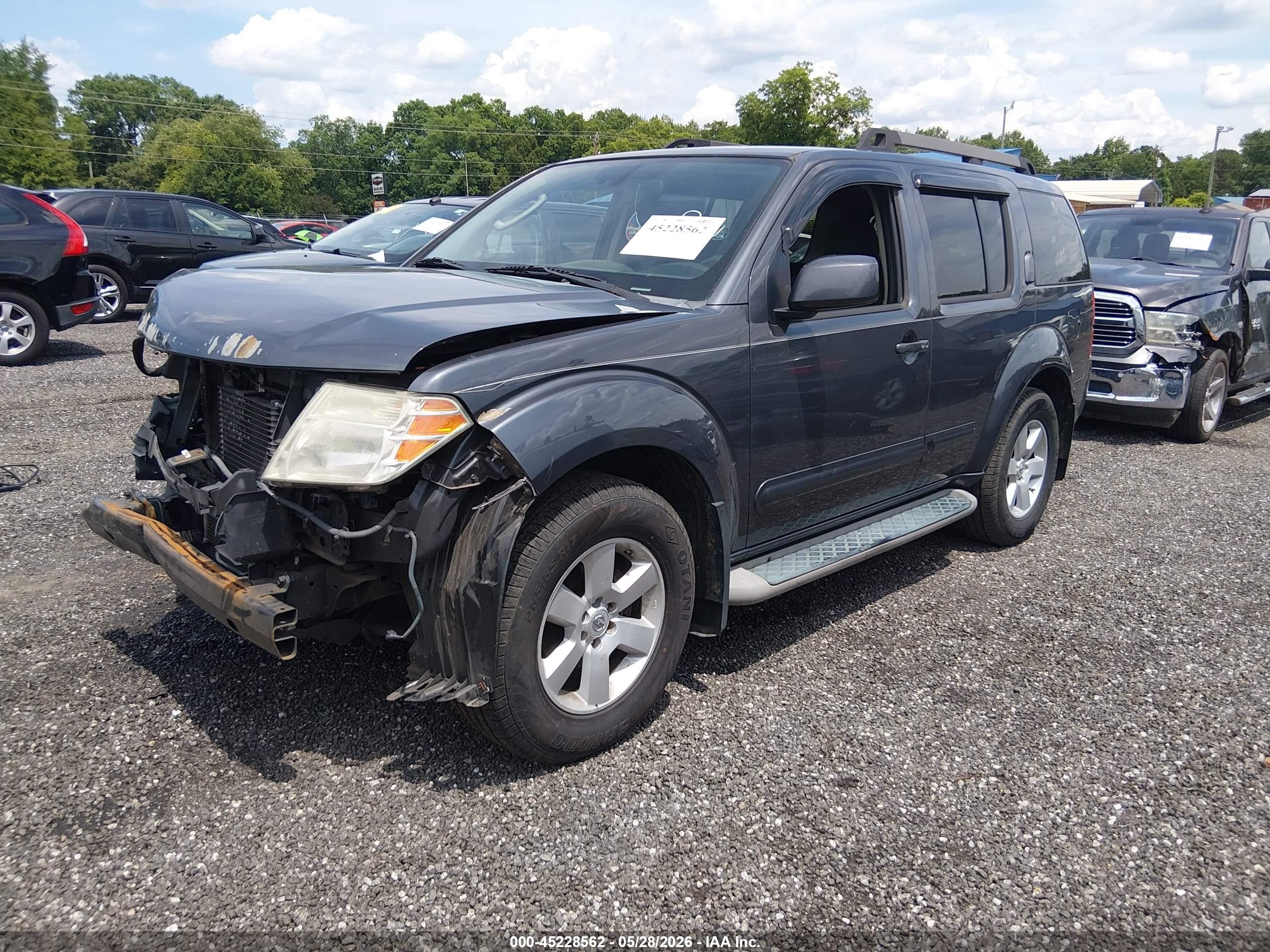 2010 Nissan Pathfinder Se Gray vin: 5N1AR1NN4AC601623
