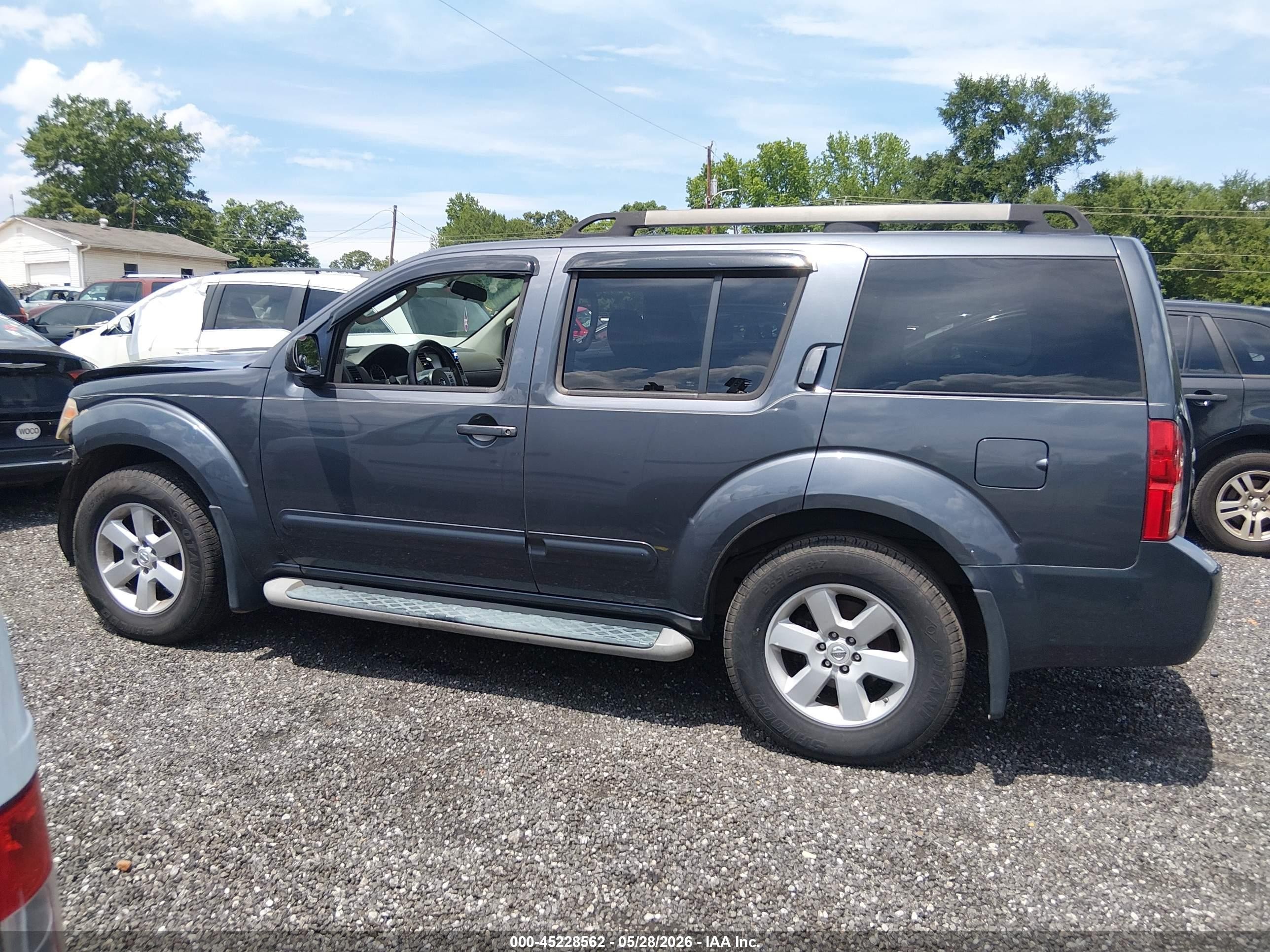 2010 Nissan Pathfinder Se Gray vin: 5N1AR1NN4AC601623