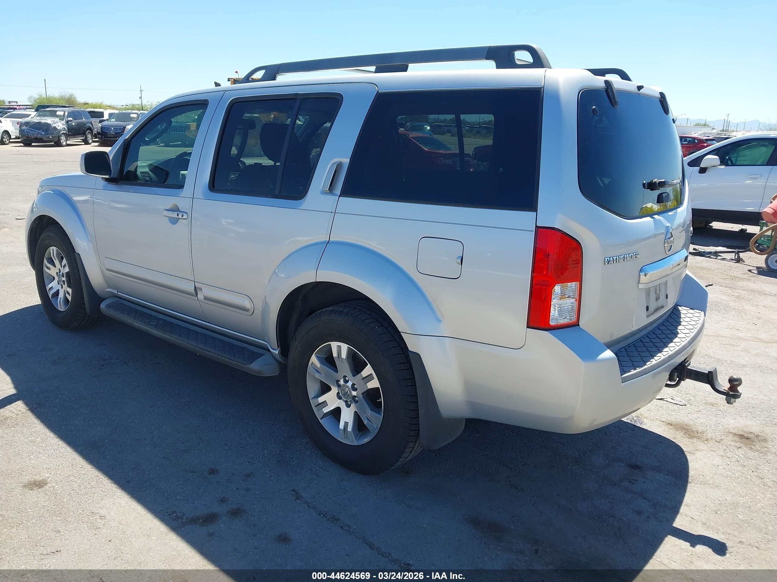 2010 Nissan Pathfinder Se Silver vin: 5N1AR1NN4AC621998