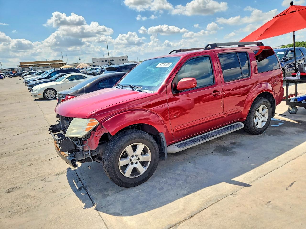 2011 Nissan Pathfinder S Red vin: 5N1AR1NN4BC623610