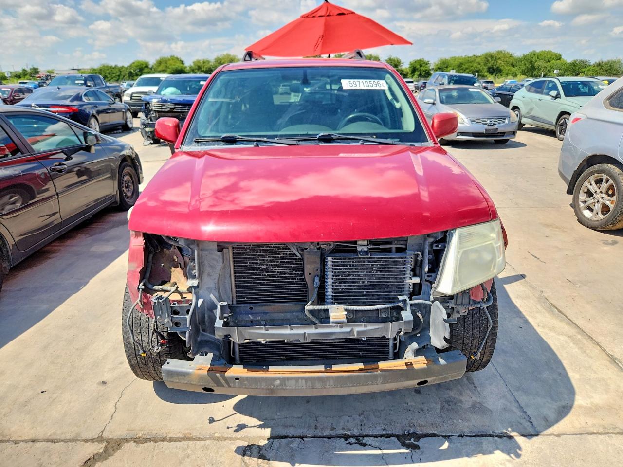 2011 Nissan Pathfinder S Red vin: 5N1AR1NN4BC623610