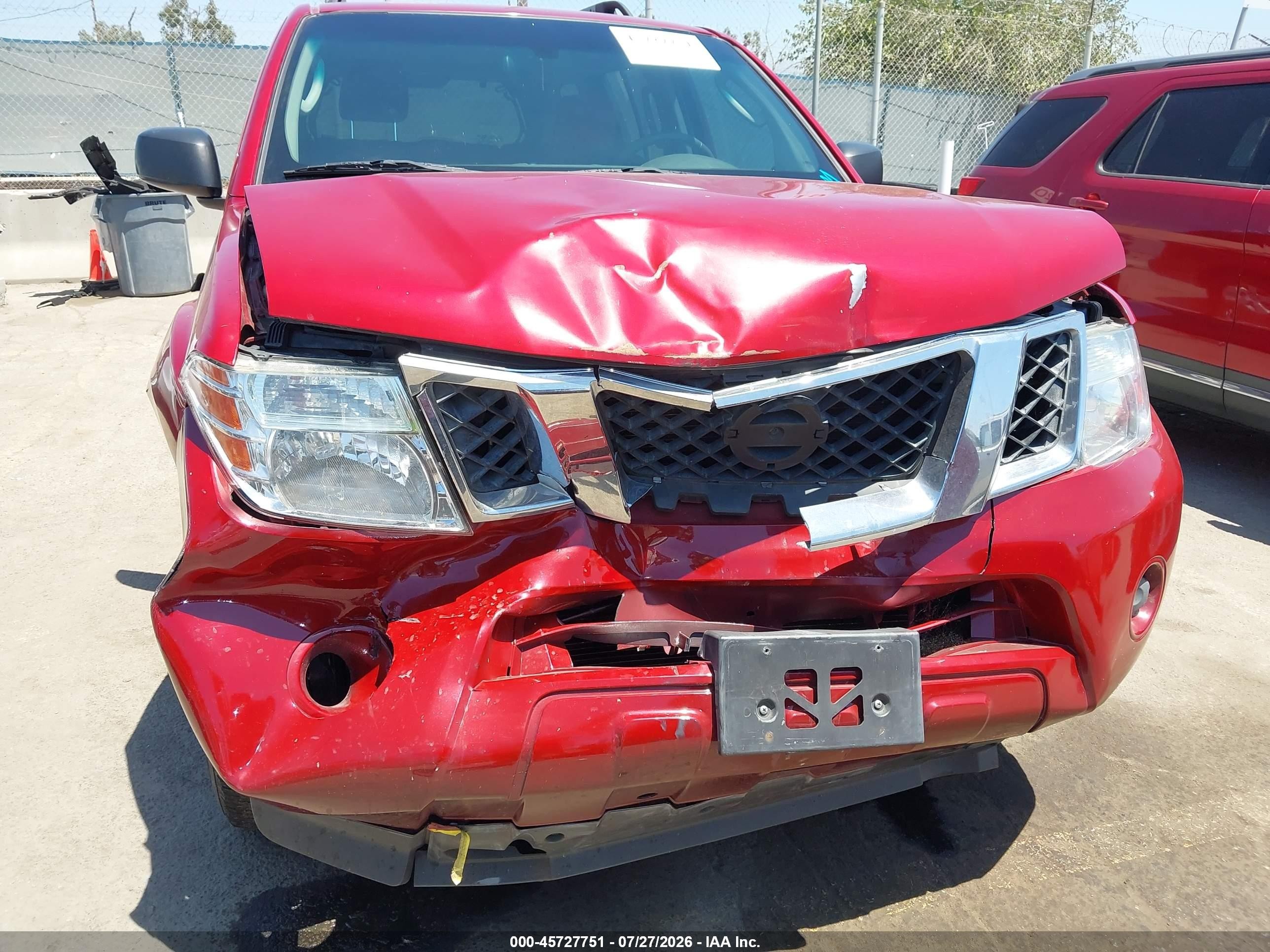 2011 Nissan Pathfinder S Красный vin: 5N1AR1NN4BC623798