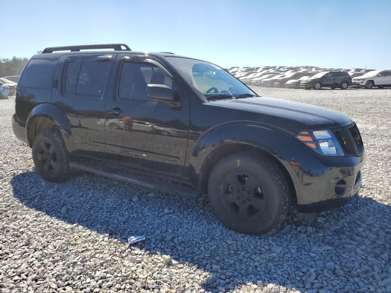 2010 Nissan Pathfinder S Black vin: 5N1AR1NN5AC616454
