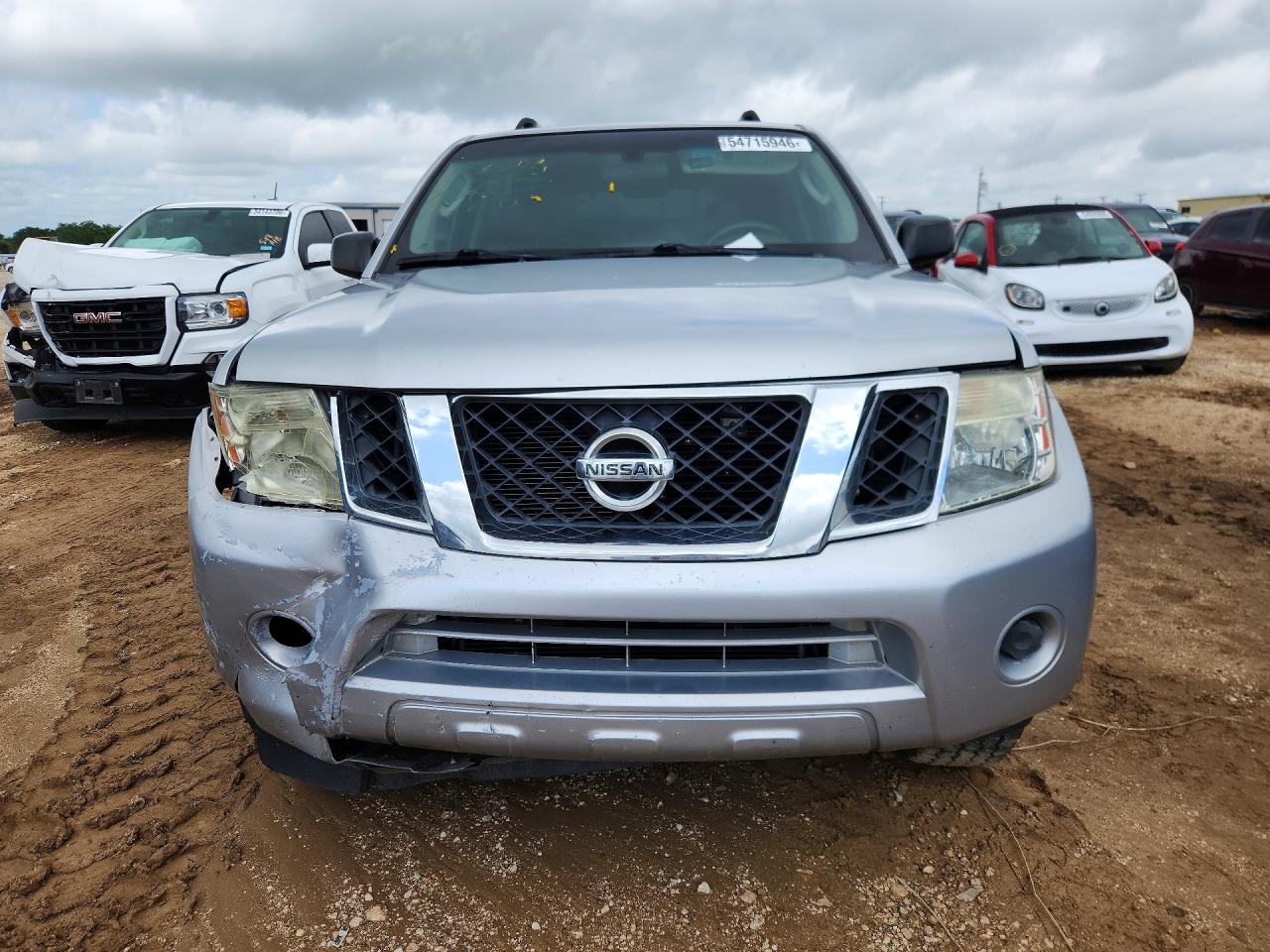 2011 Nissan Pathfinder S Silver vin: 5N1AR1NN5BC614950