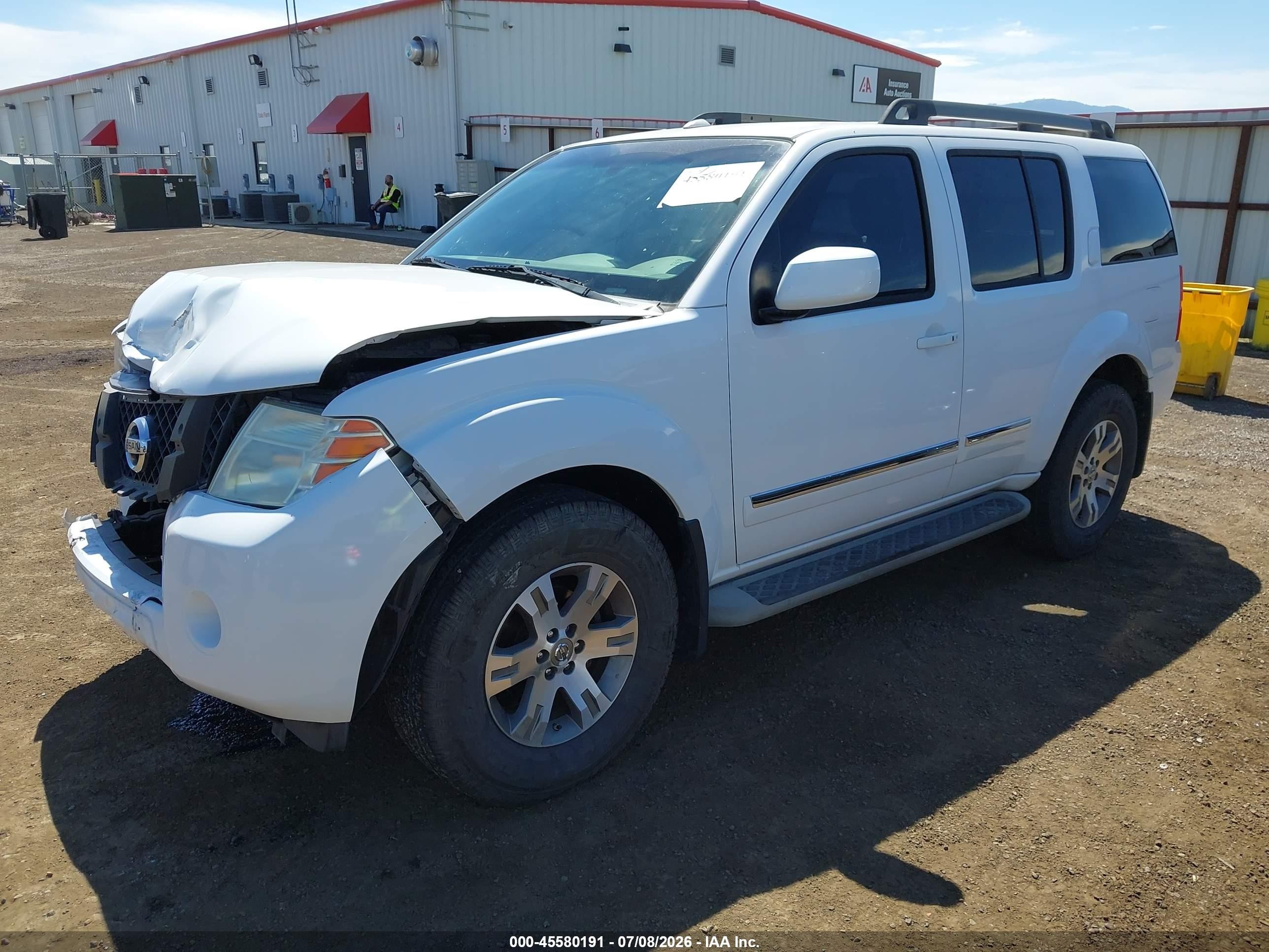 2011 Nissan Pathfinder Silver White vin: 5N1AR1NN5BC628668