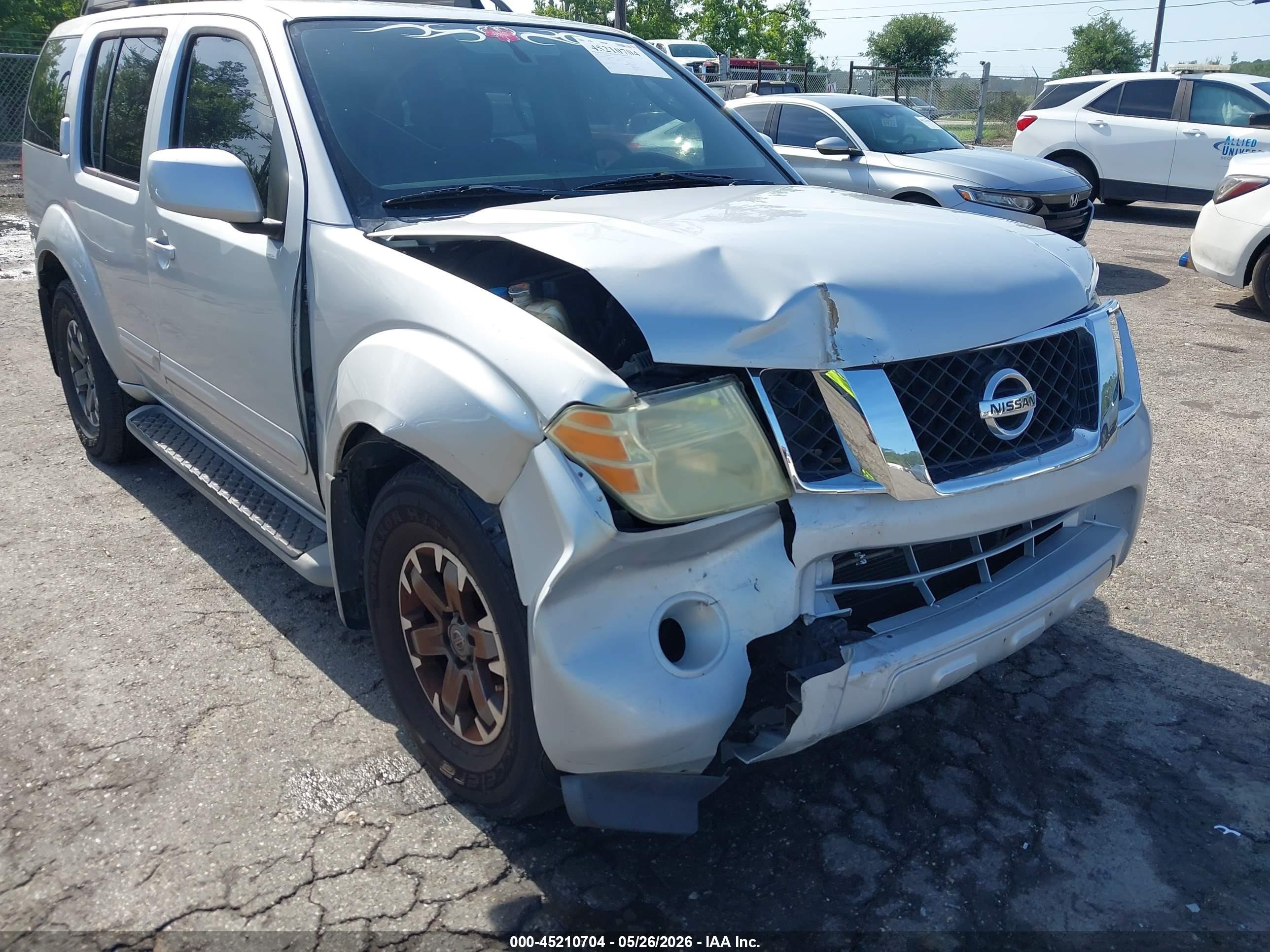 2012 Nissan Pathfinder Sv Silver vin: 5N1AR1NN5CC600967