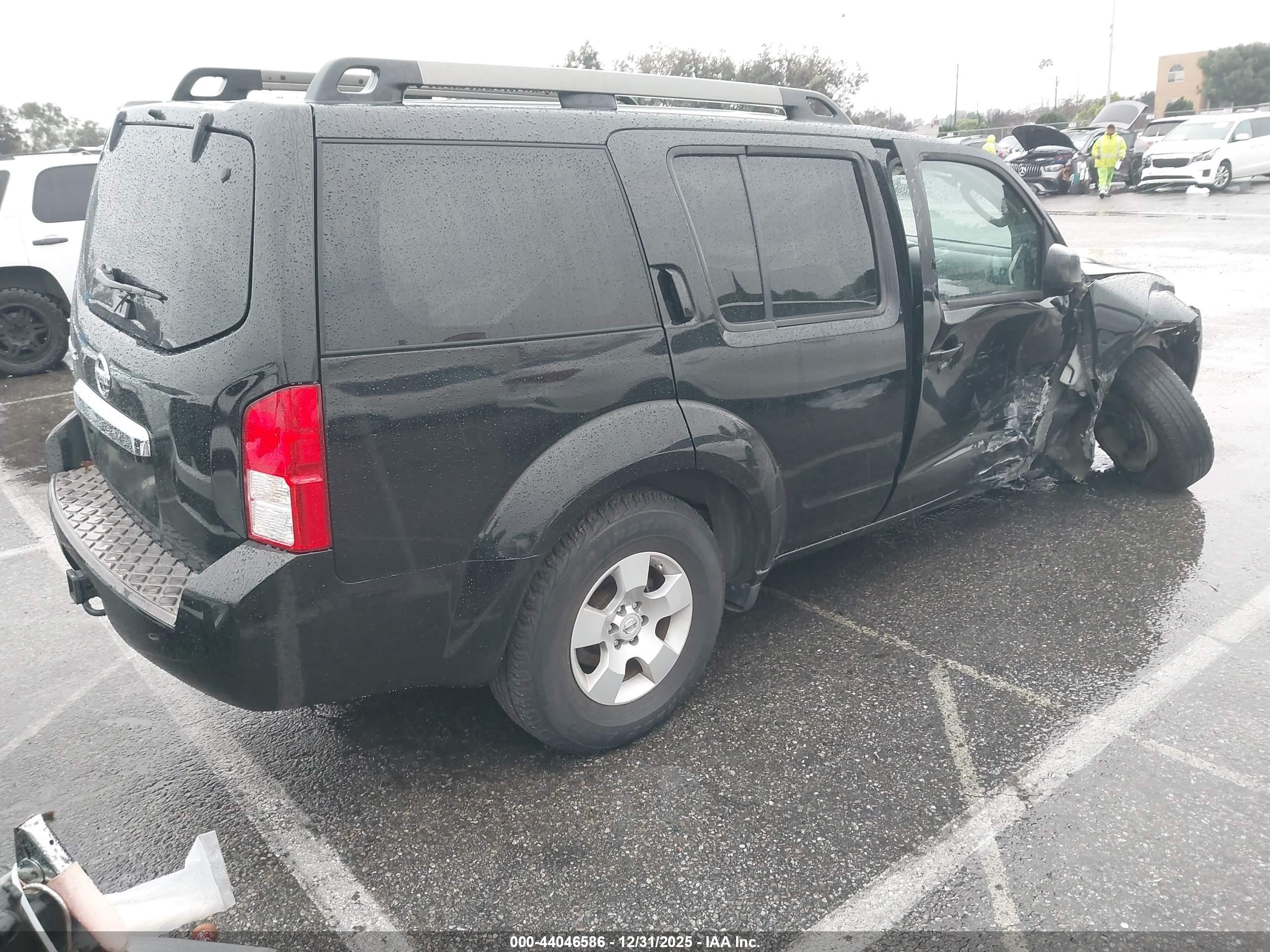 2012 Nissan Pathfinder S Black vin: 5N1AR1NN5CC608762