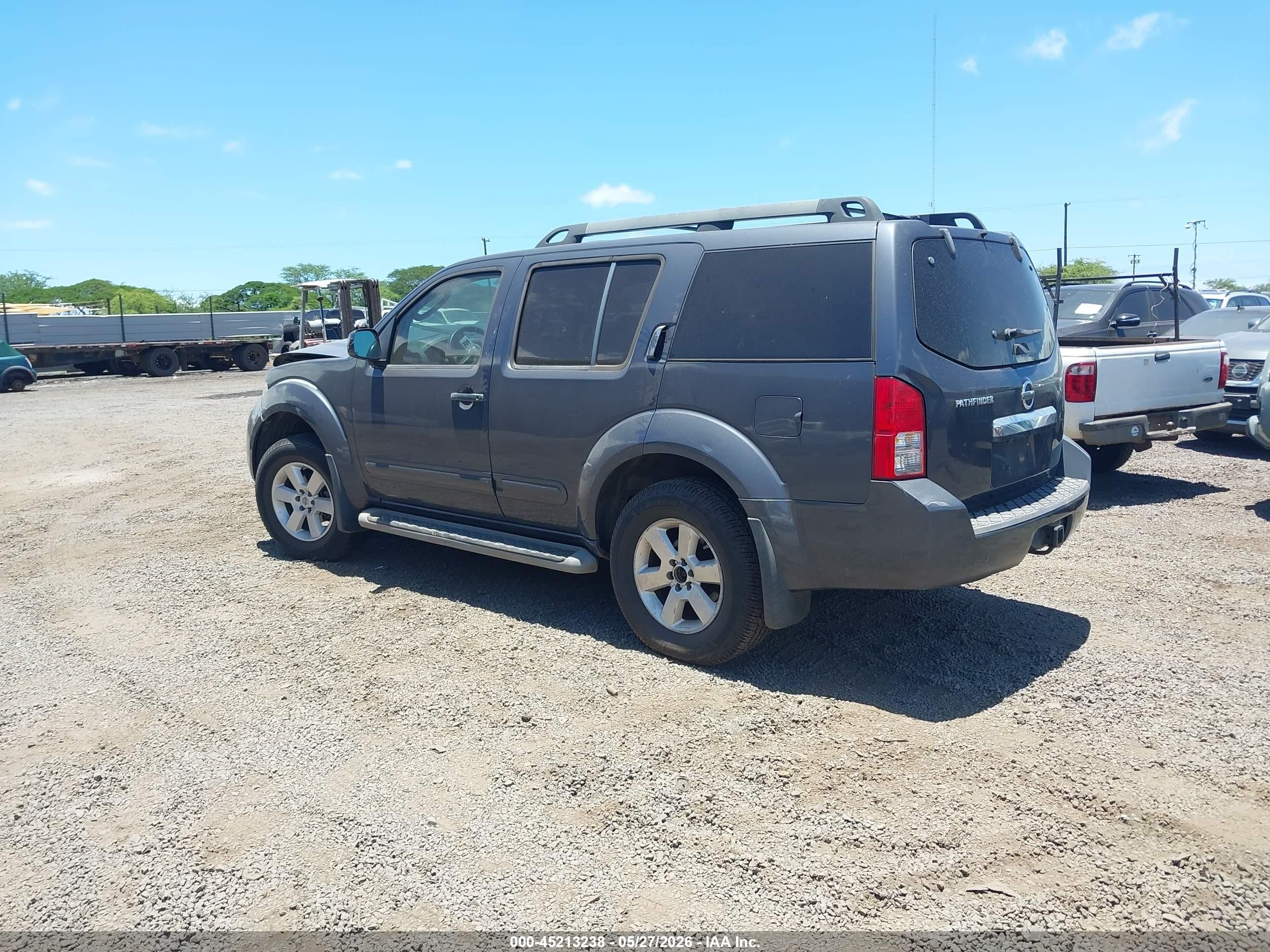 2012 Nissan Pathfinder Sv Gray vin: 5N1AR1NN5CC609166