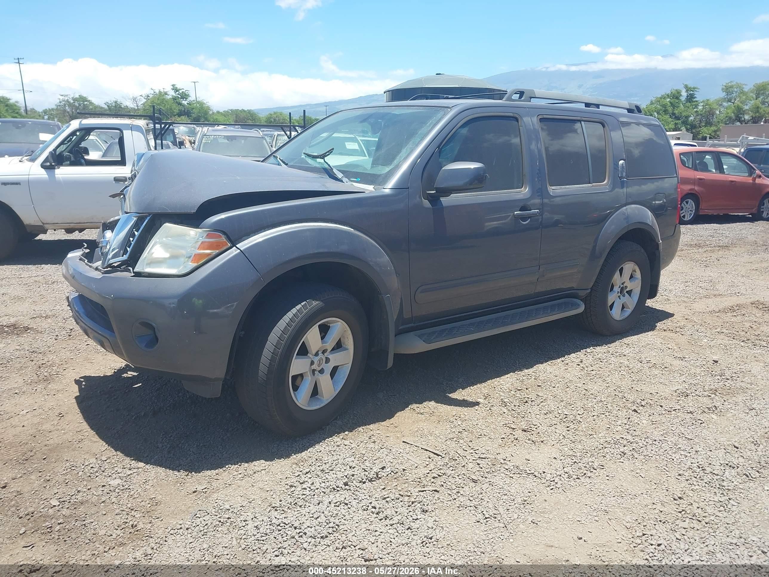 2012 Nissan Pathfinder Sv Gray vin: 5N1AR1NN5CC609166