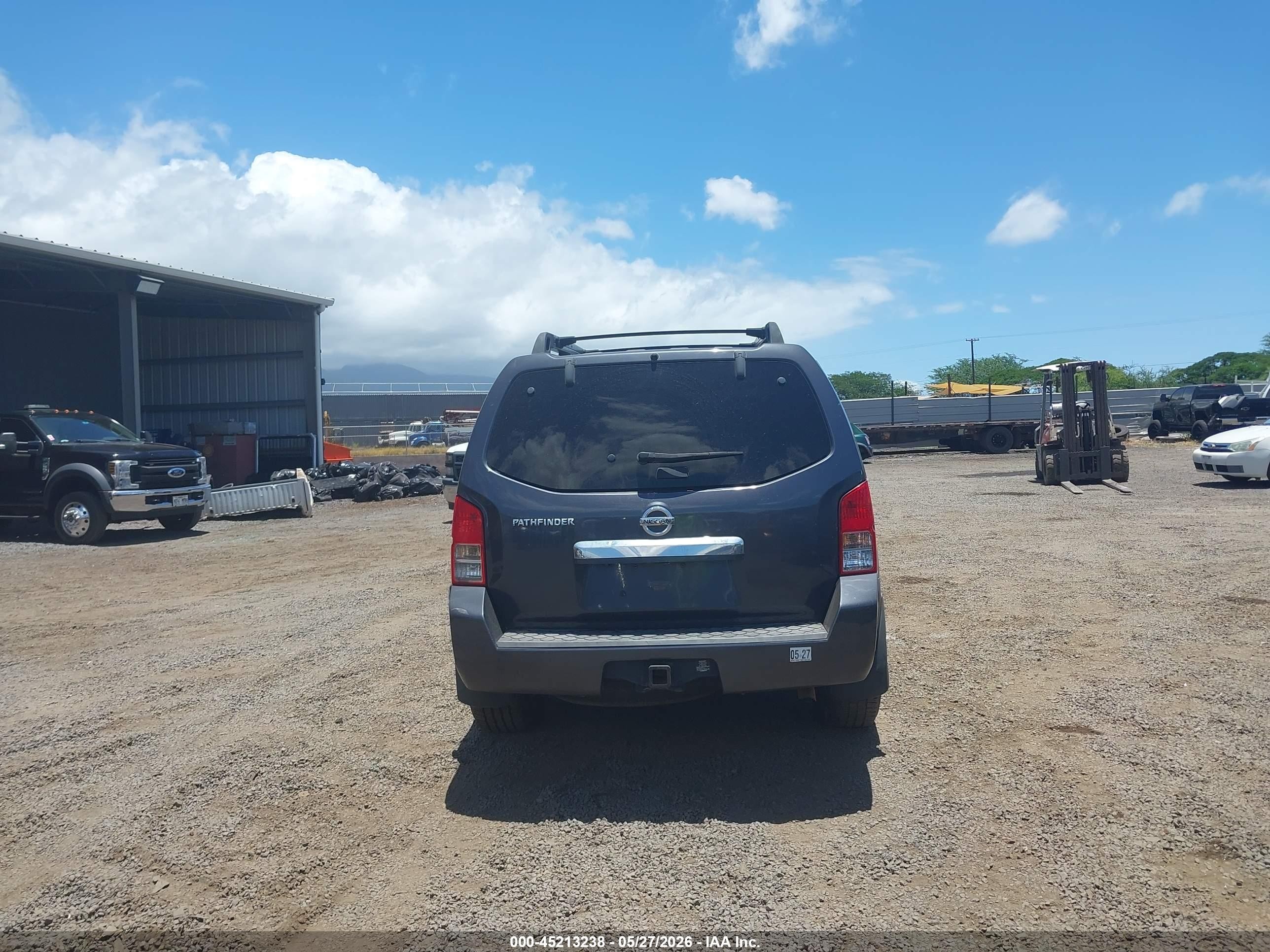 2012 Nissan Pathfinder Sv Gray vin: 5N1AR1NN5CC609166