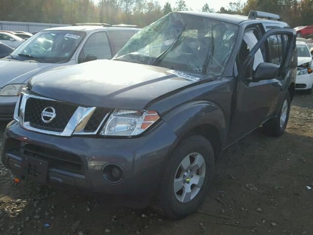 2012 Nissan Pathfinder S Gray vin: 5N1AR1NN5CC637128