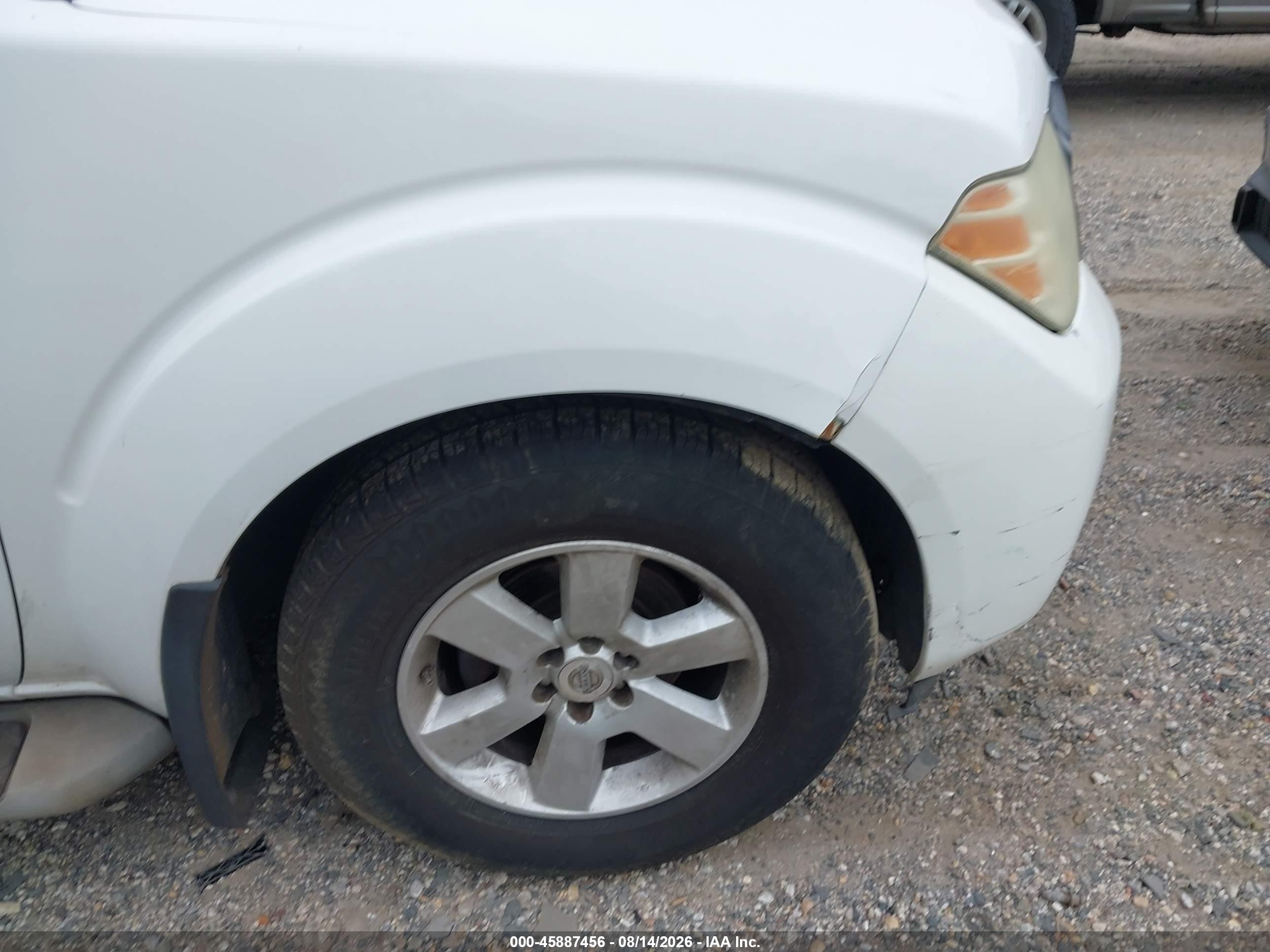 2011 Nissan Pathfinder Sv White vin: 5N1AR1NN6BC617260