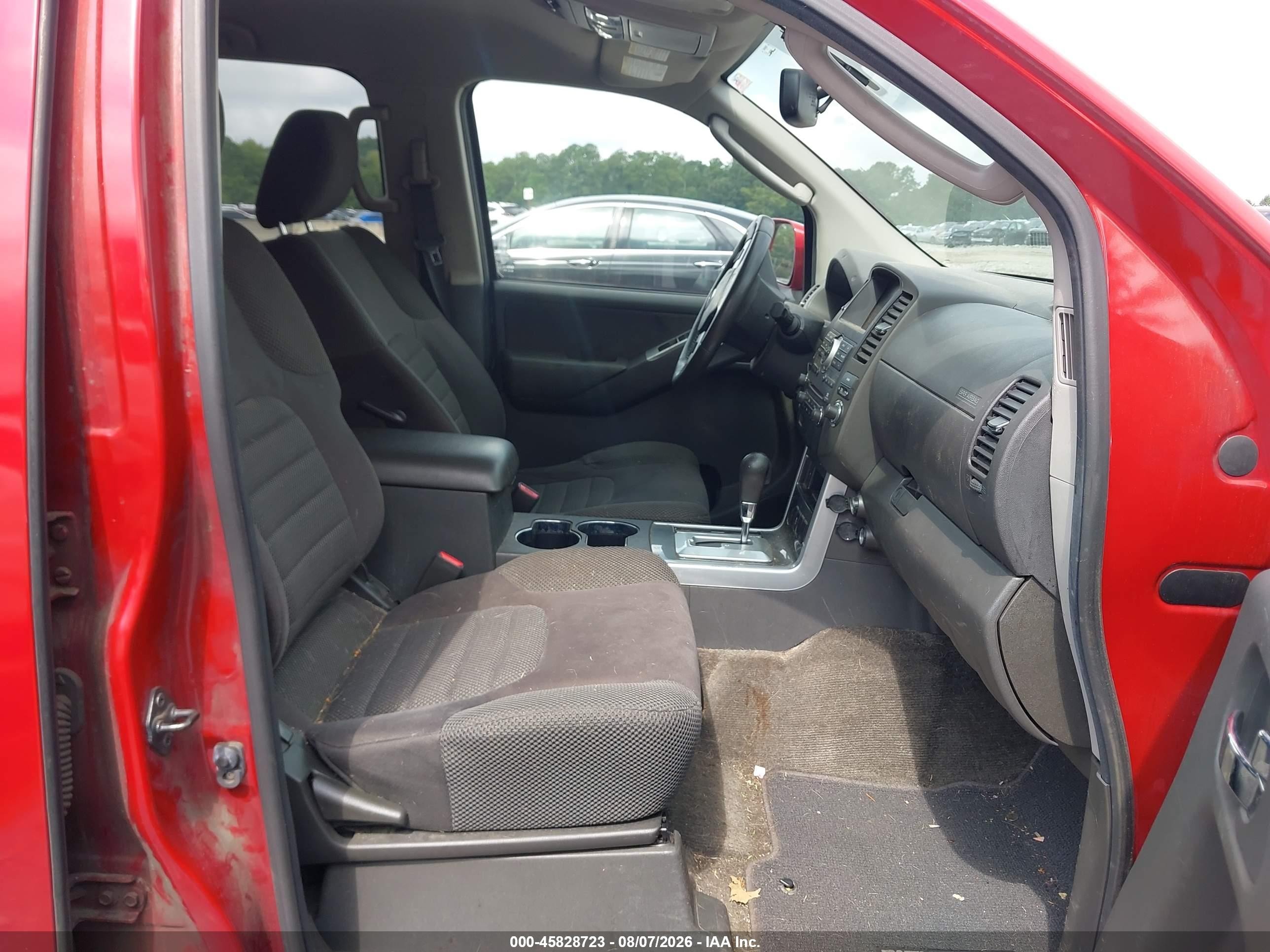 2012 Nissan Pathfinder Sv Red vin: 5N1AR1NN6CC619253