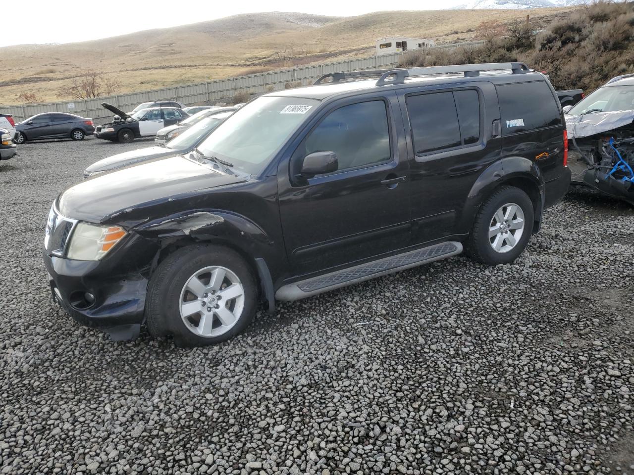 2012 Nissan Pathfinder S Black vin: 5N1AR1NN6CC626560