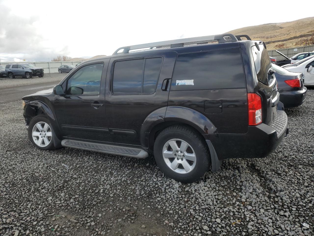 2012 Nissan Pathfinder S Black vin: 5N1AR1NN6CC626560