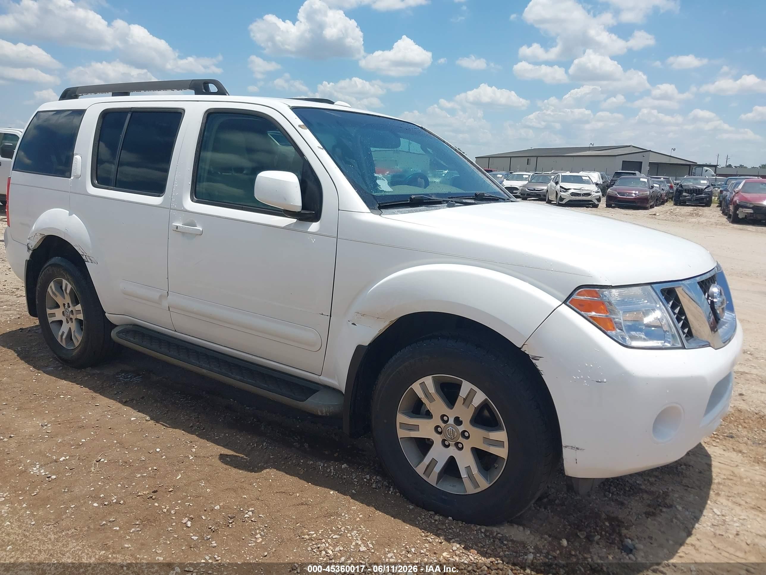 2010 Nissan Pathfinder Se Белый vin: 5N1AR1NN7AC603267