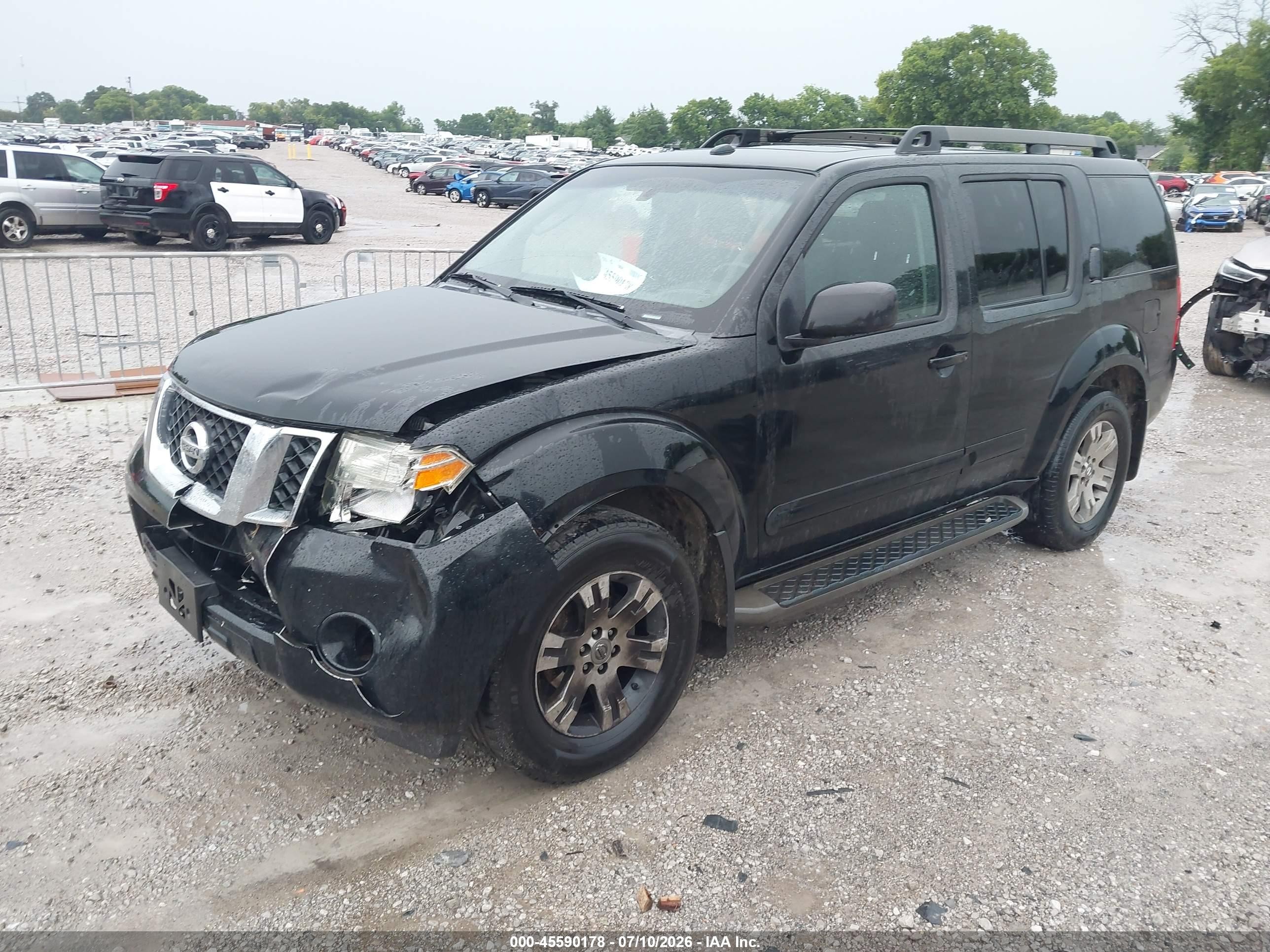 2010 Nissan Pathfinder Se Black vin: 5N1AR1NN7AC604032