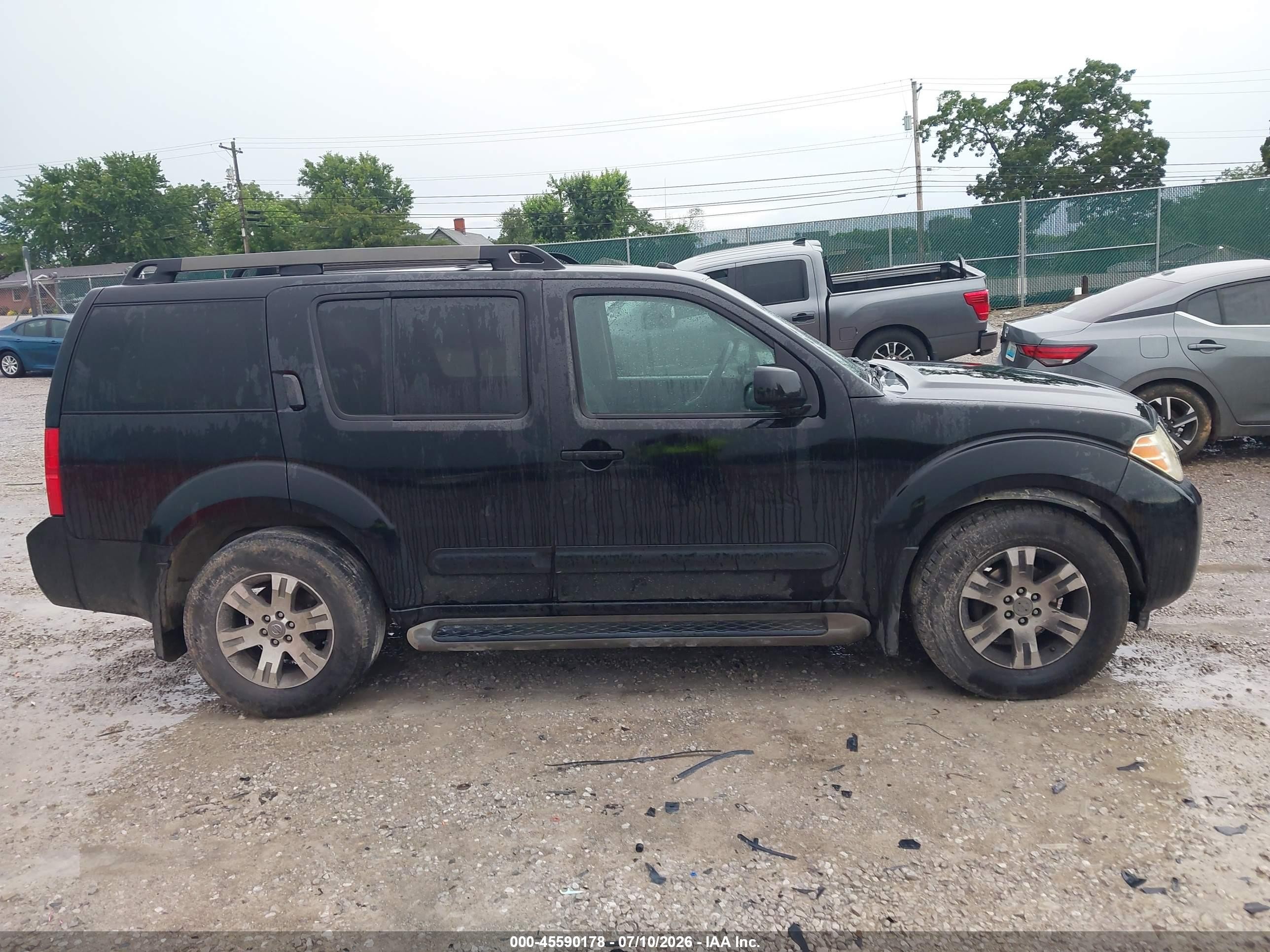 2010 Nissan Pathfinder Se Black vin: 5N1AR1NN7AC604032