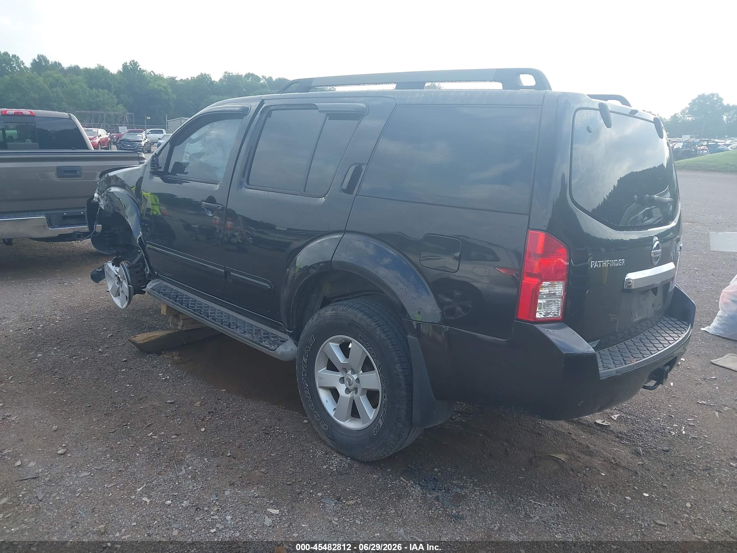 2010 Nissan Pathfinder Se Black vin: 5N1AR1NN7AC608498