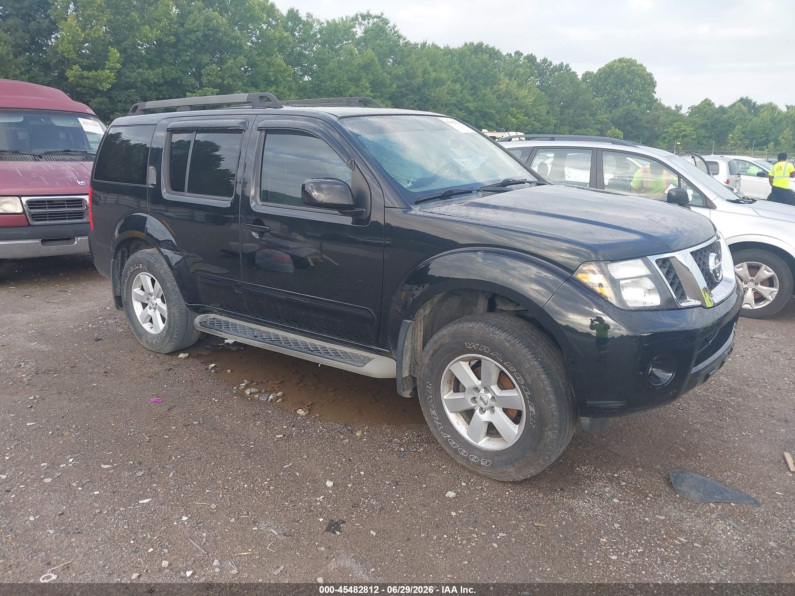 2010 Nissan Pathfinder Se Black vin: 5N1AR1NN7AC608498