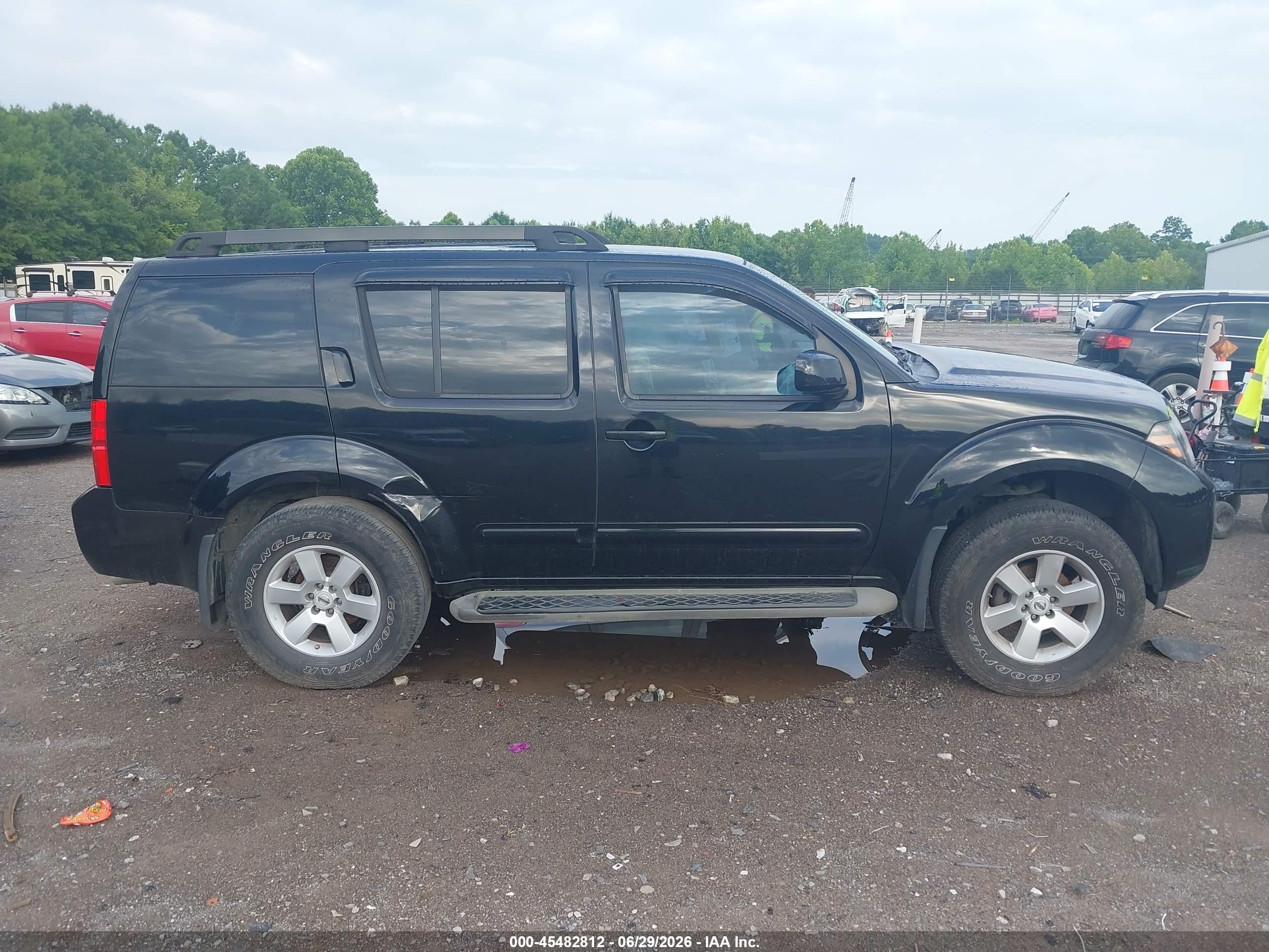 2010 Nissan Pathfinder Se Black vin: 5N1AR1NN7AC608498