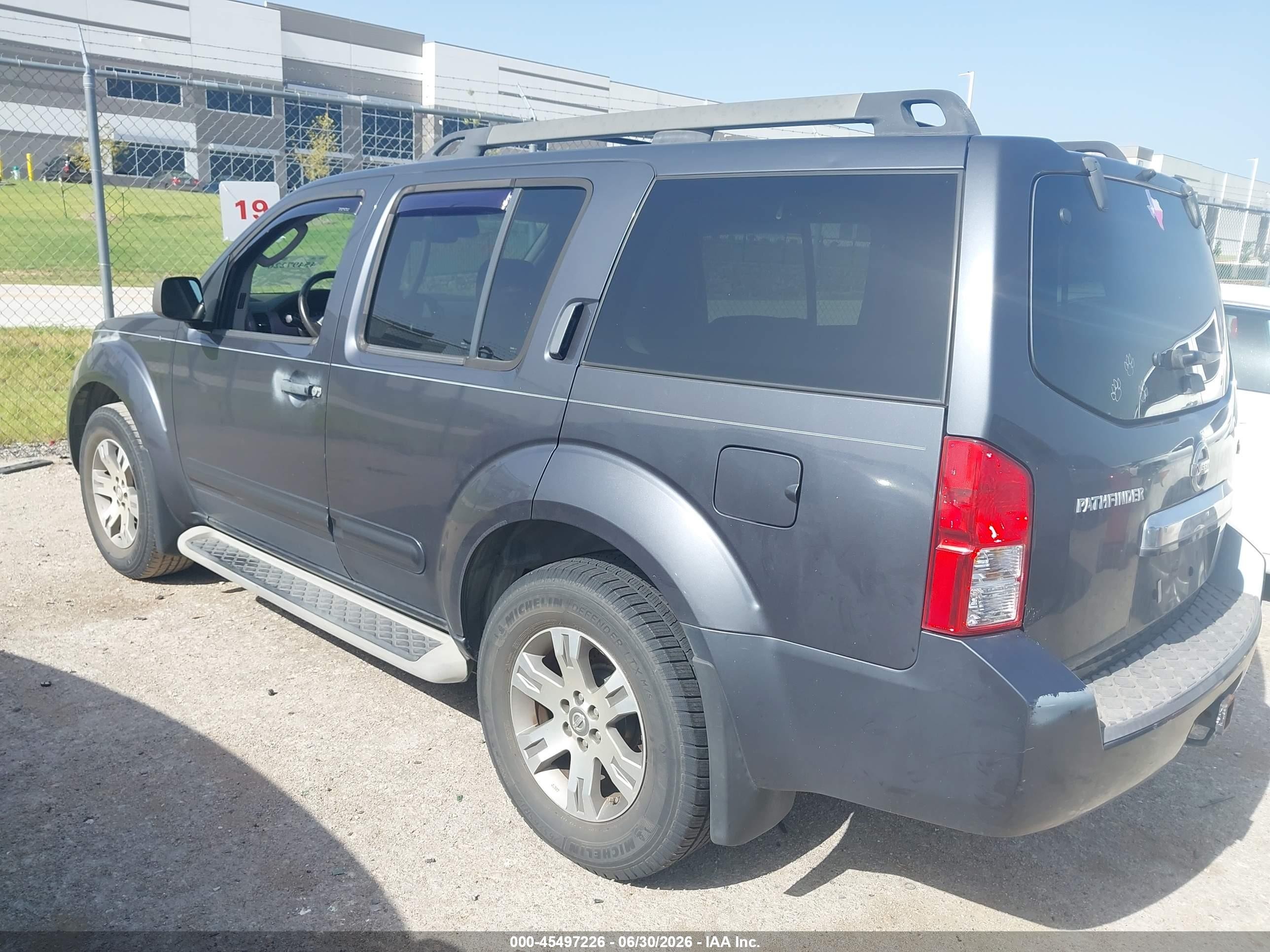 2010 Nissan Pathfinder Se Gray vin: 5N1AR1NN7AC624295