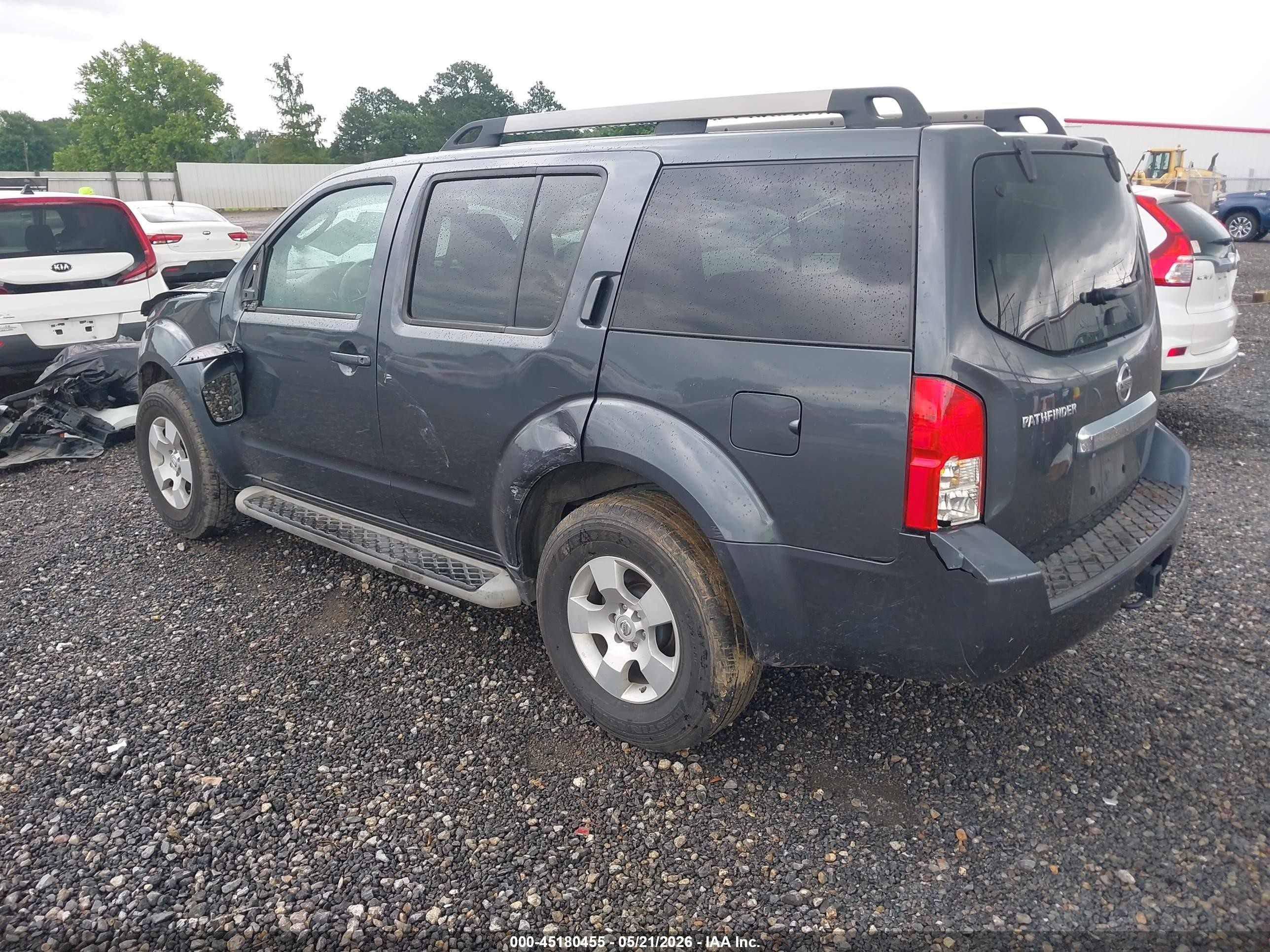 2011 Nissan Pathfinder S Gray vin: 5N1AR1NN7BC619860