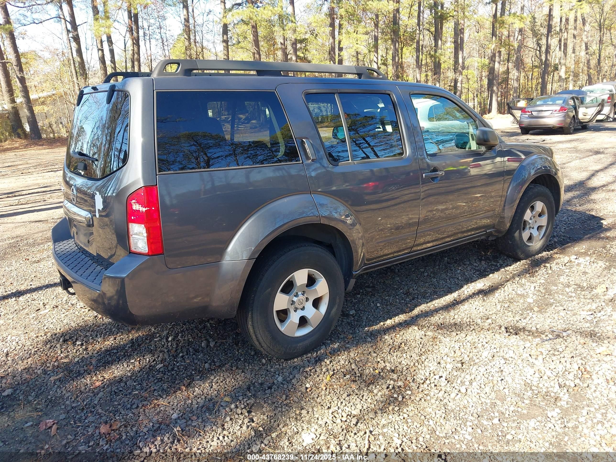 2012 Nissan Pathfinder S Серый vin: 5N1AR1NN7CC631430