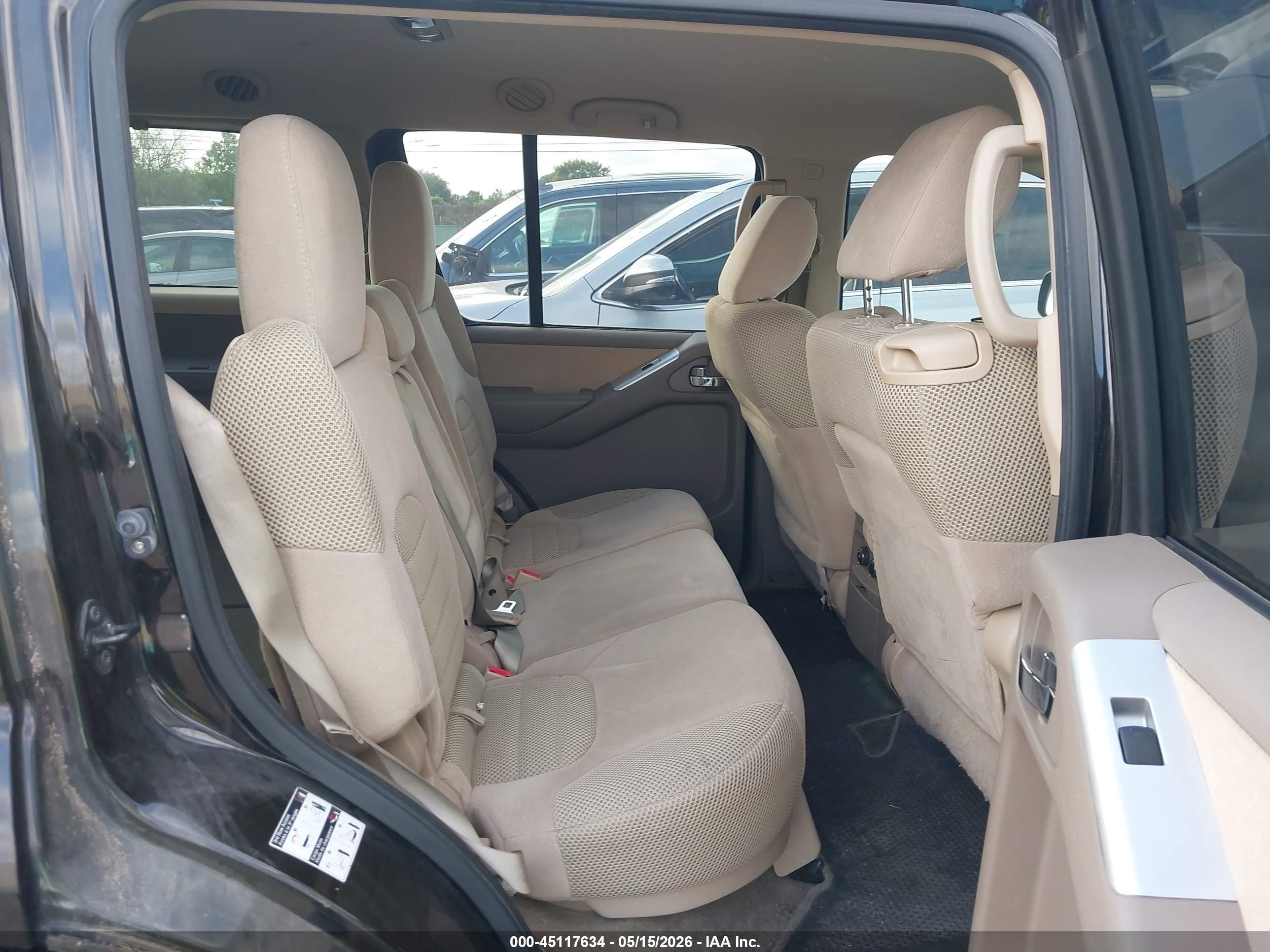 2012 Nissan Pathfinder Sv Black vin: 5N1AR1NN7CC632917