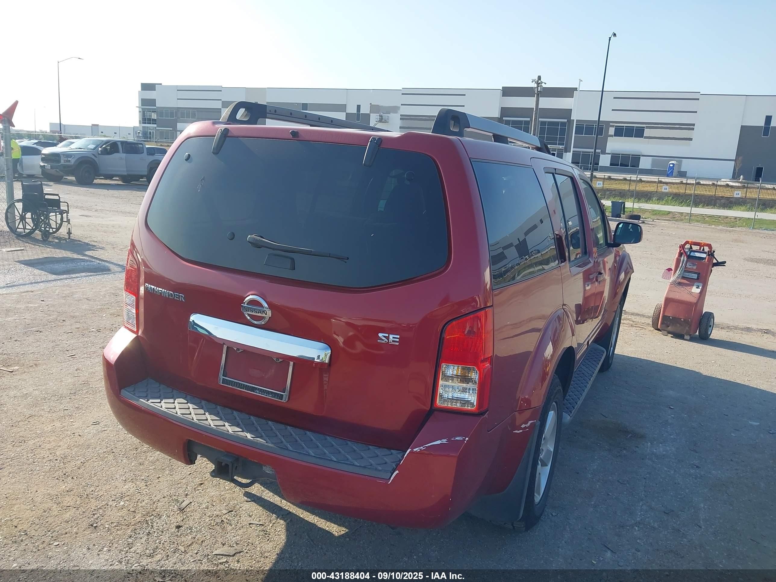 2010 Nissan Pathfinder Se Красный vin: 5N1AR1NN8AC624385