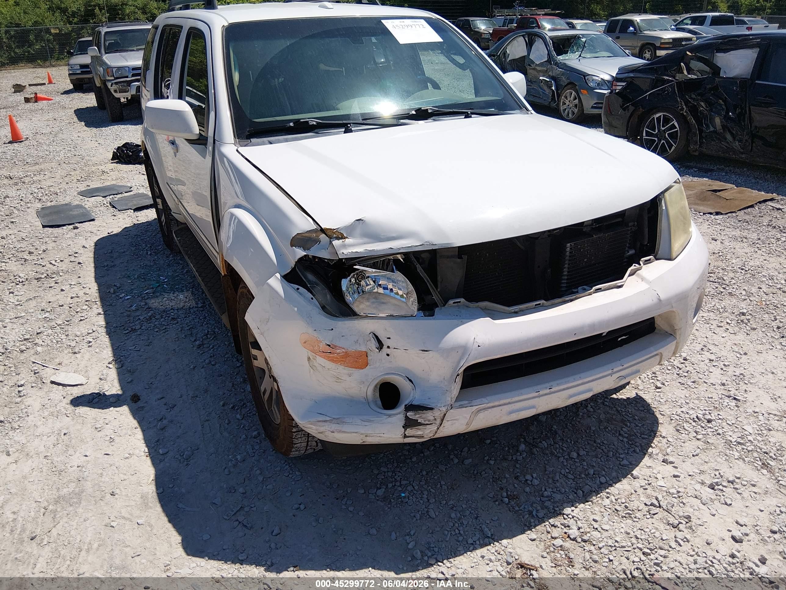 2011 Nissan Pathfinder Silver White vin: 5N1AR1NN8BC625229