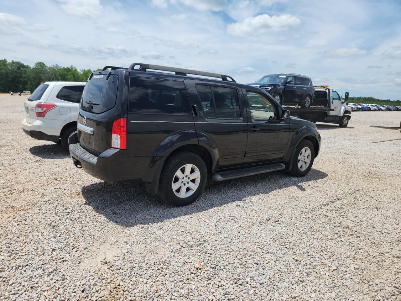 2011 Nissan Pathfinder S Black vin: 5N1AR1NN8BC633122