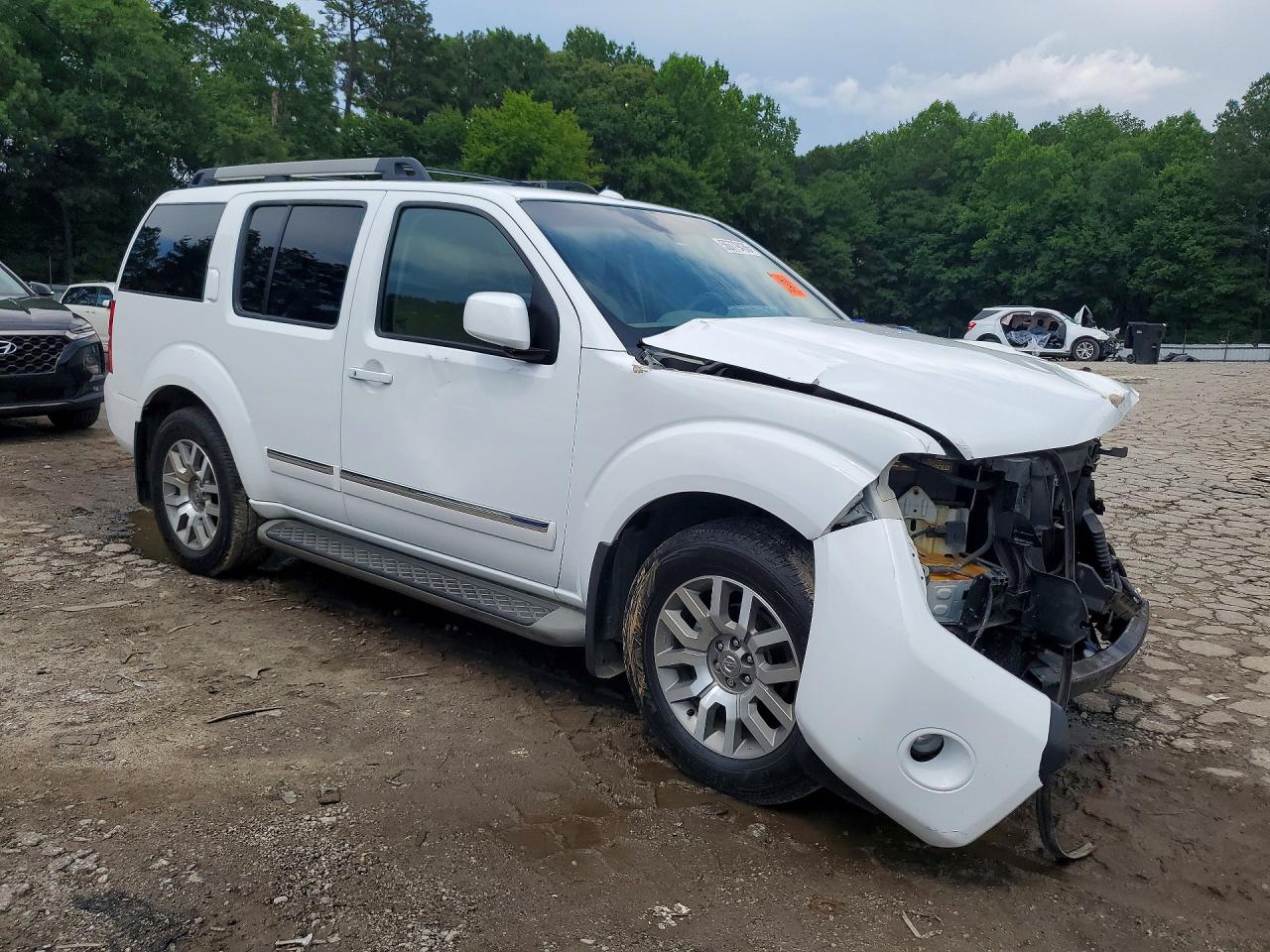 2012 Nissan Pathfinder S Белый vin: 5N1AR1NN8CC634305