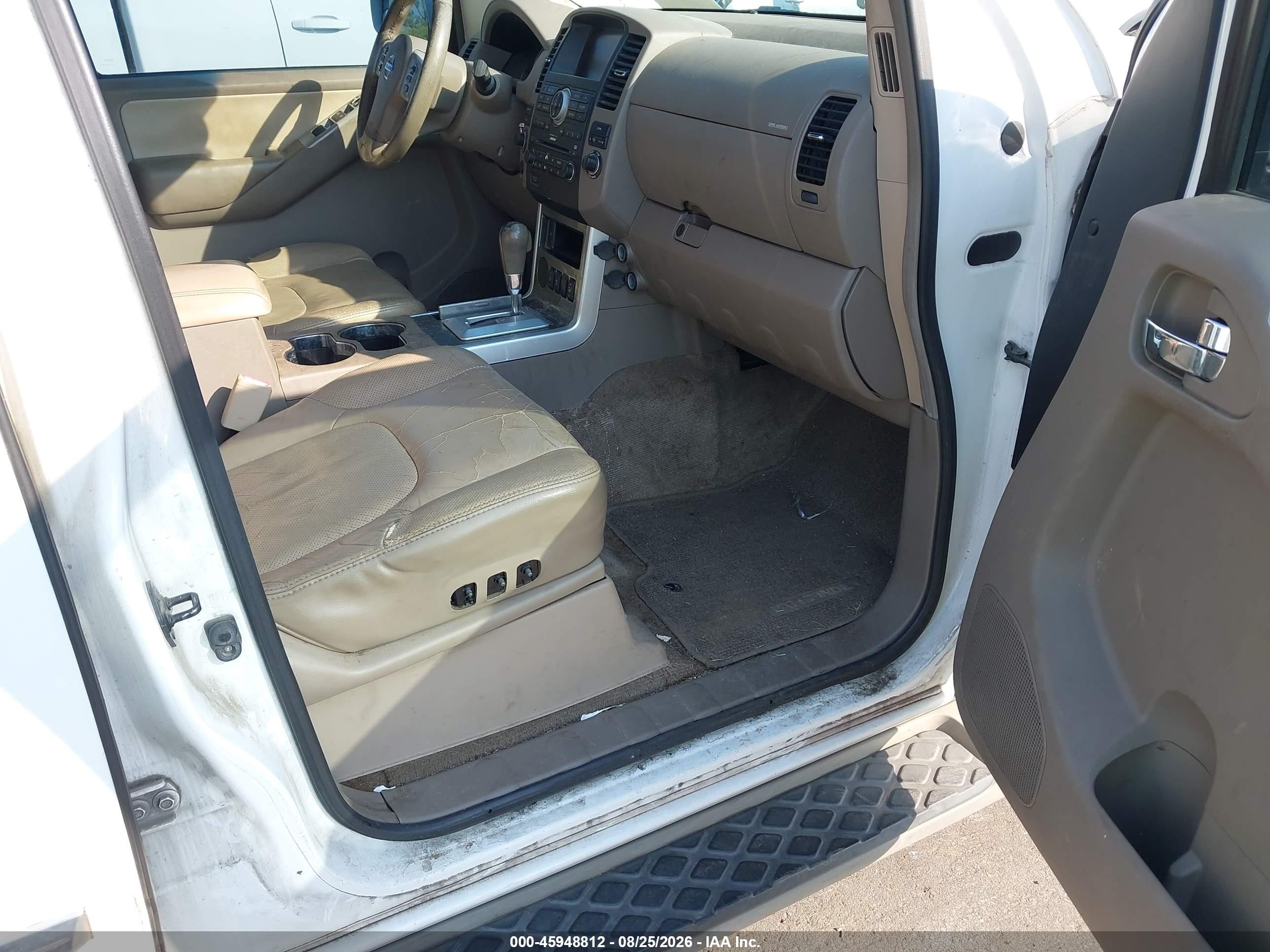 2011 Nissan Pathfinder Silver White vin: 5N1AR1NN9BC610481
