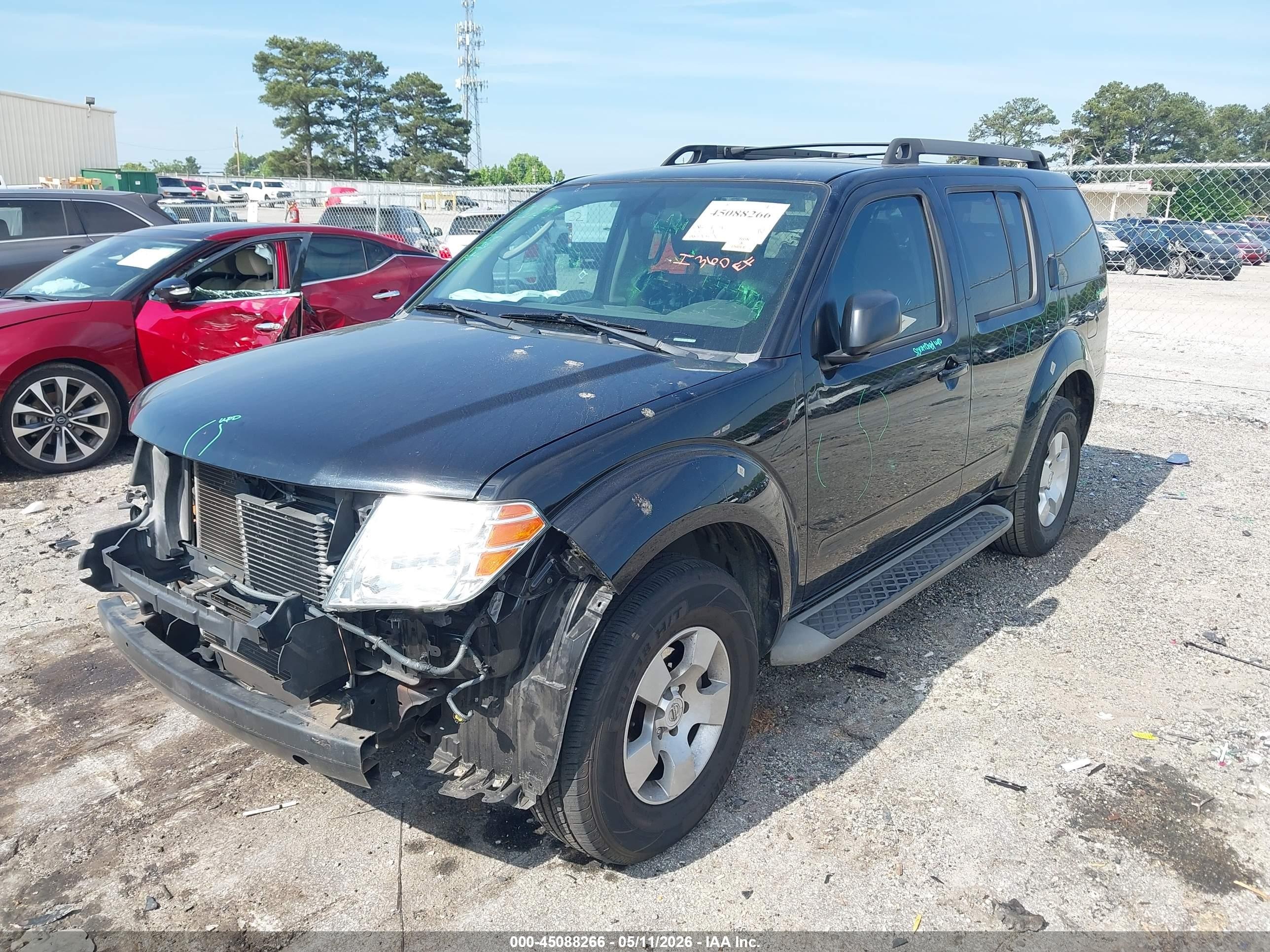 2011 Nissan Pathfinder S Черный vin: 5N1AR1NN9BC620234