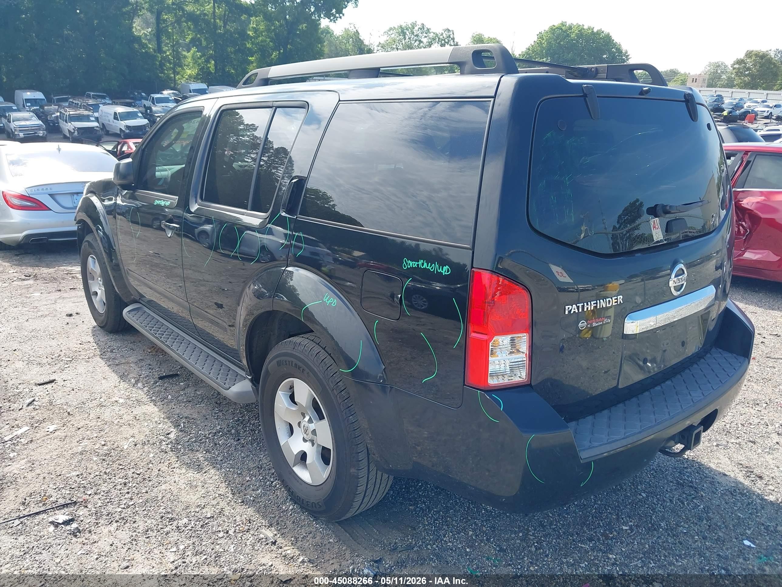 2011 Nissan Pathfinder S Черный vin: 5N1AR1NN9BC620234