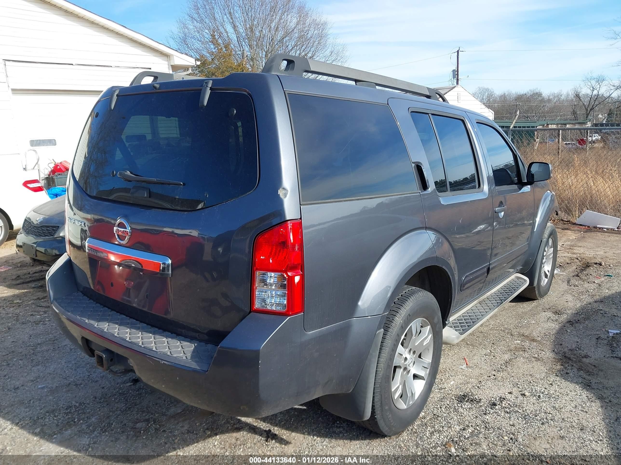 2012 Nissan Pathfinder Sv Gray vin: 5N1AR1NN9CC610417