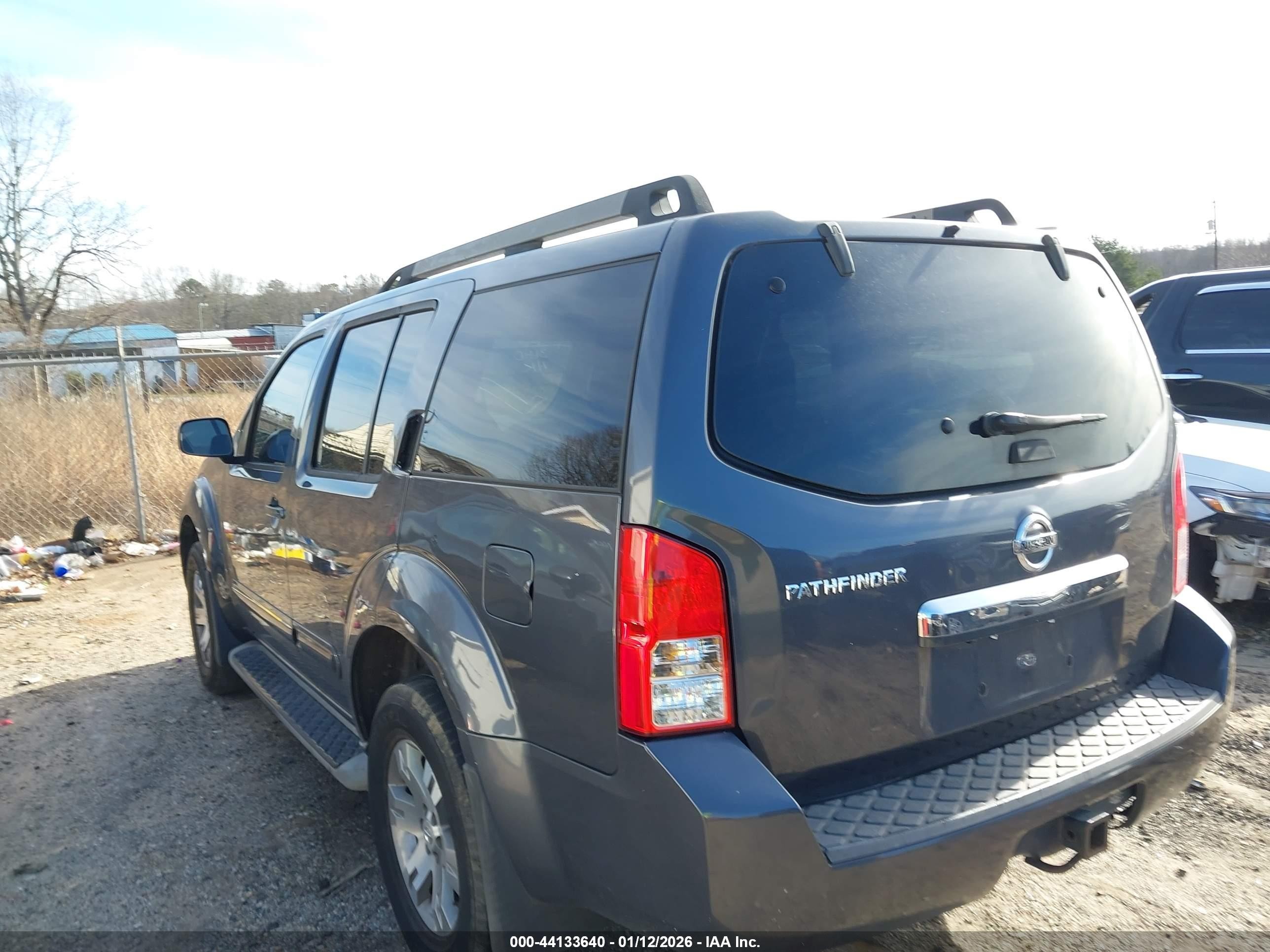 2012 Nissan Pathfinder Sv Gray vin: 5N1AR1NN9CC610417