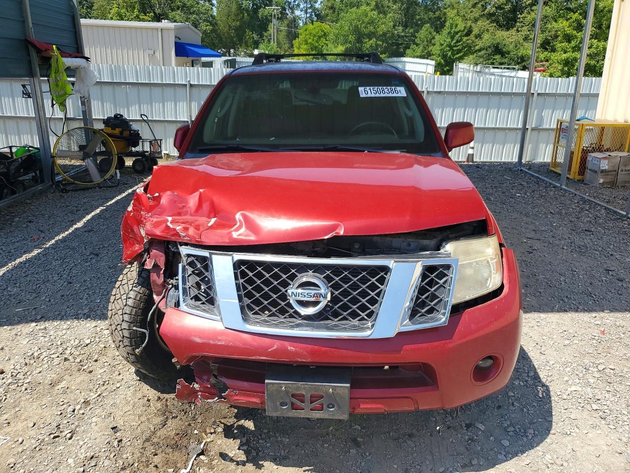 2012 Nissan Pathfinder S Red vin: 5N1AR1NN9CC612362