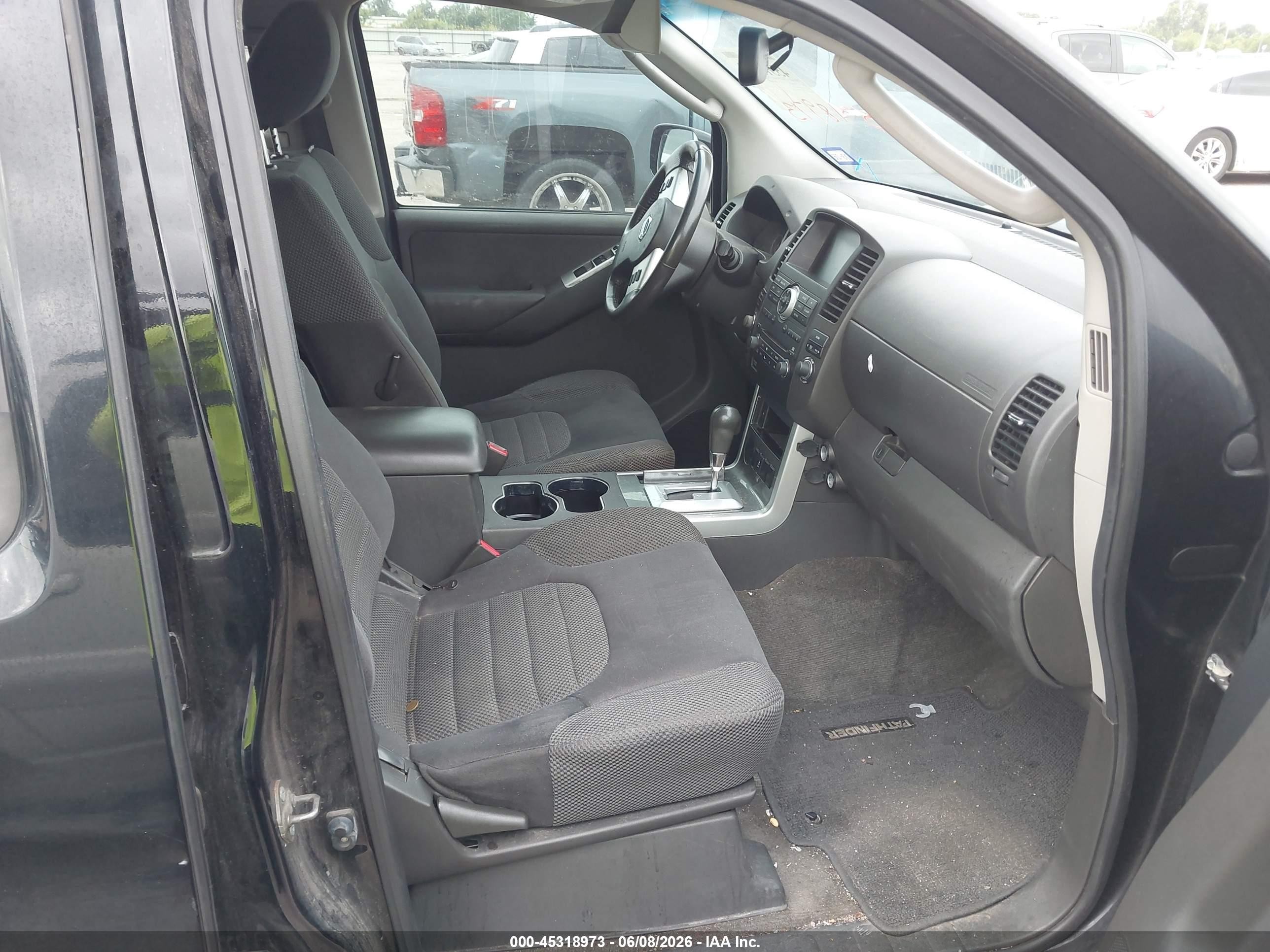 2012 Nissan Pathfinder Sv Black vin: 5N1AR1NN9CC613995