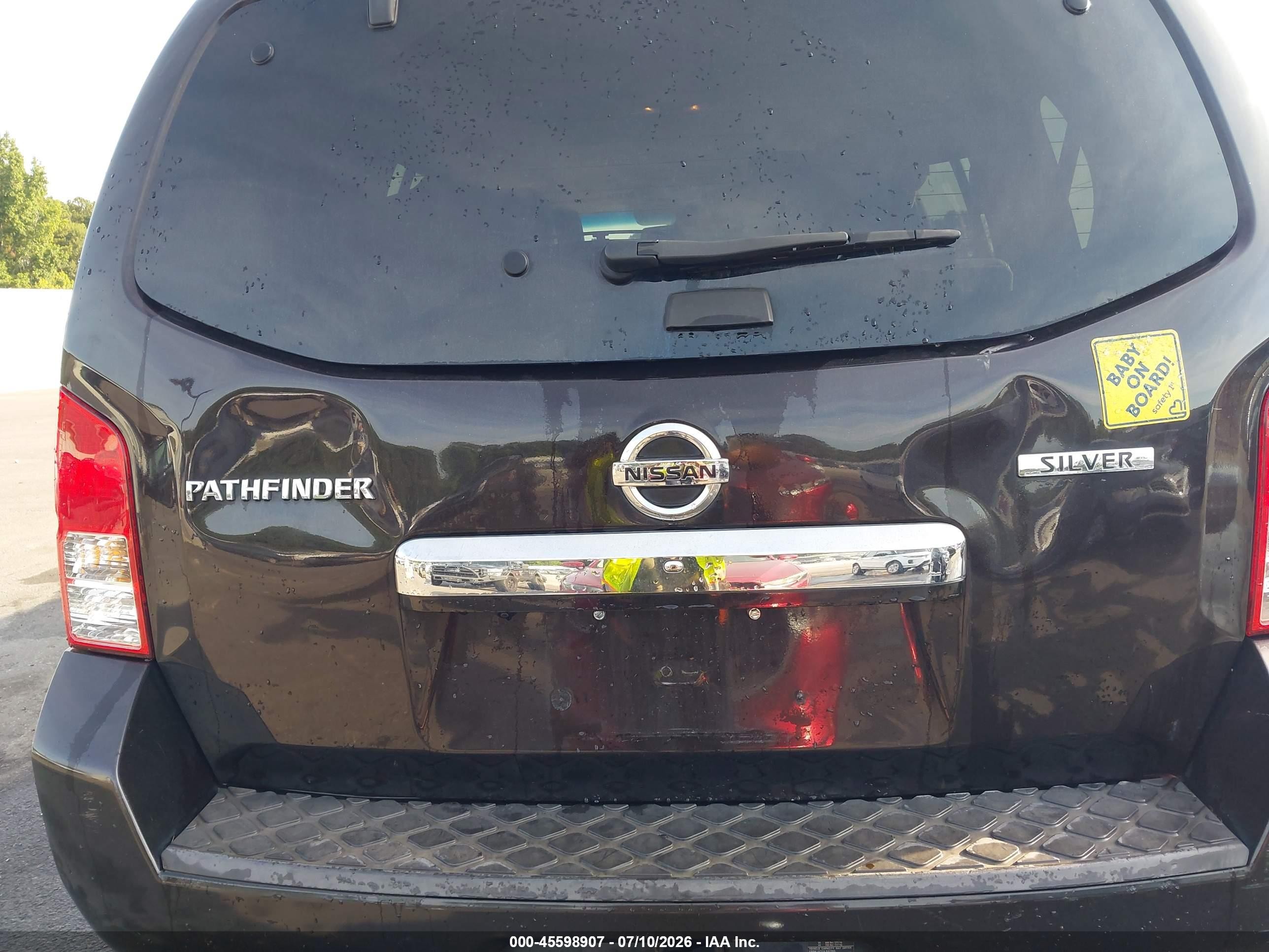 2012 Nissan Pathfinder Silver Black vin: 5N1AR1NN9CC626715