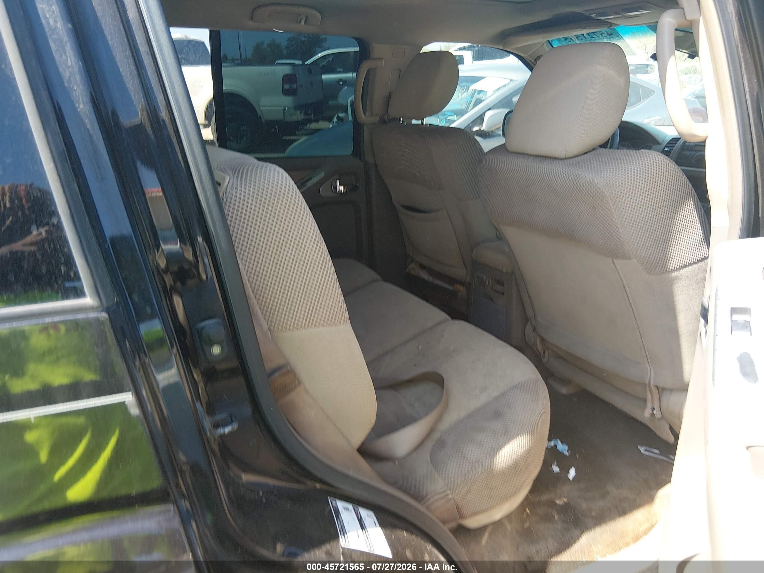 2011 Nissan Pathfinder S Black vin: 5N1AR1NNXBC602647