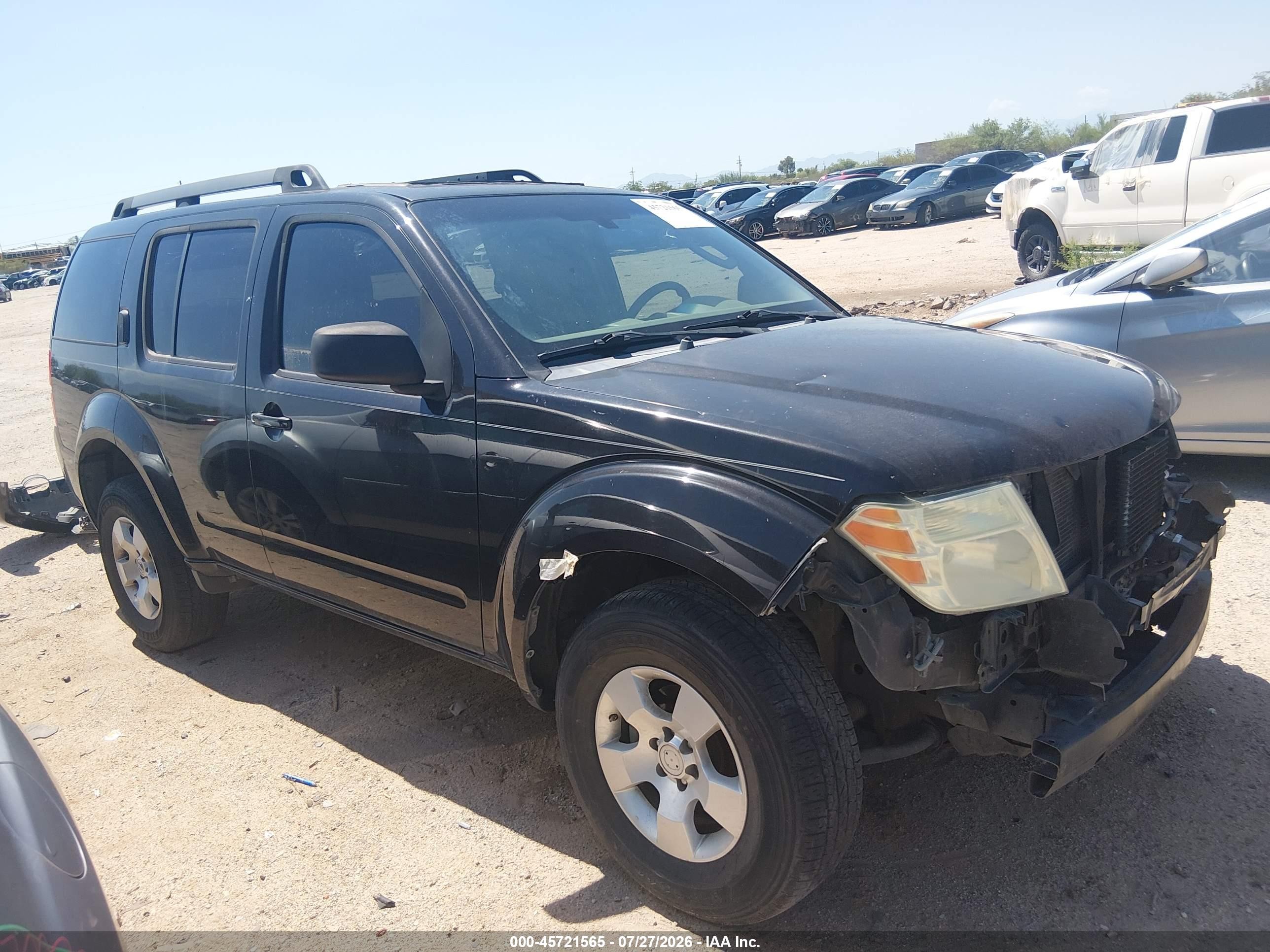 2011 Nissan Pathfinder S Black vin: 5N1AR1NNXBC602647