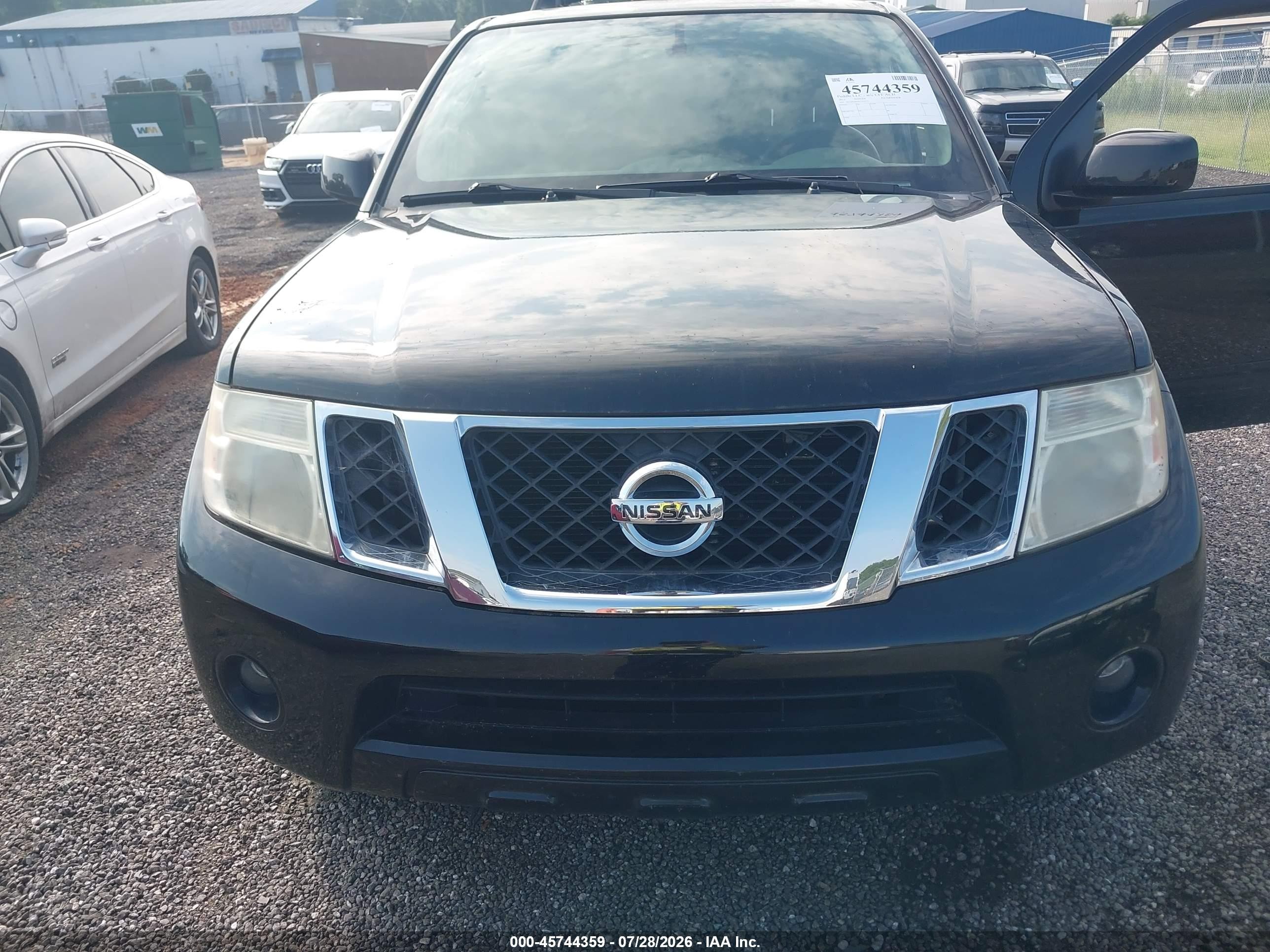 2012 Nissan Pathfinder Sv Черный vin: 5N1AR1NNXCC635133
