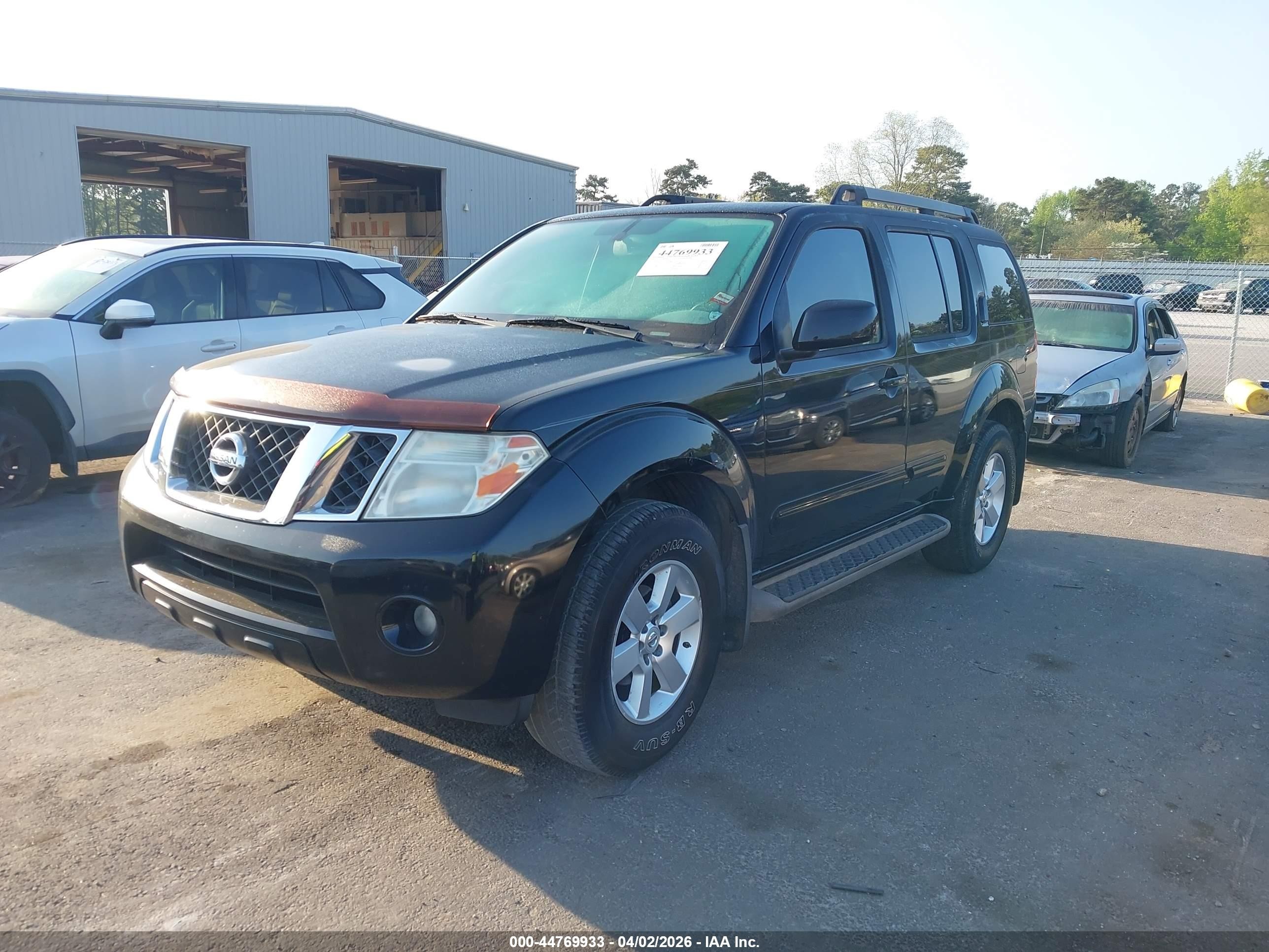 2012 Nissan Pathfinder Sv Черный vin: 5N1AR1NNXCC636346