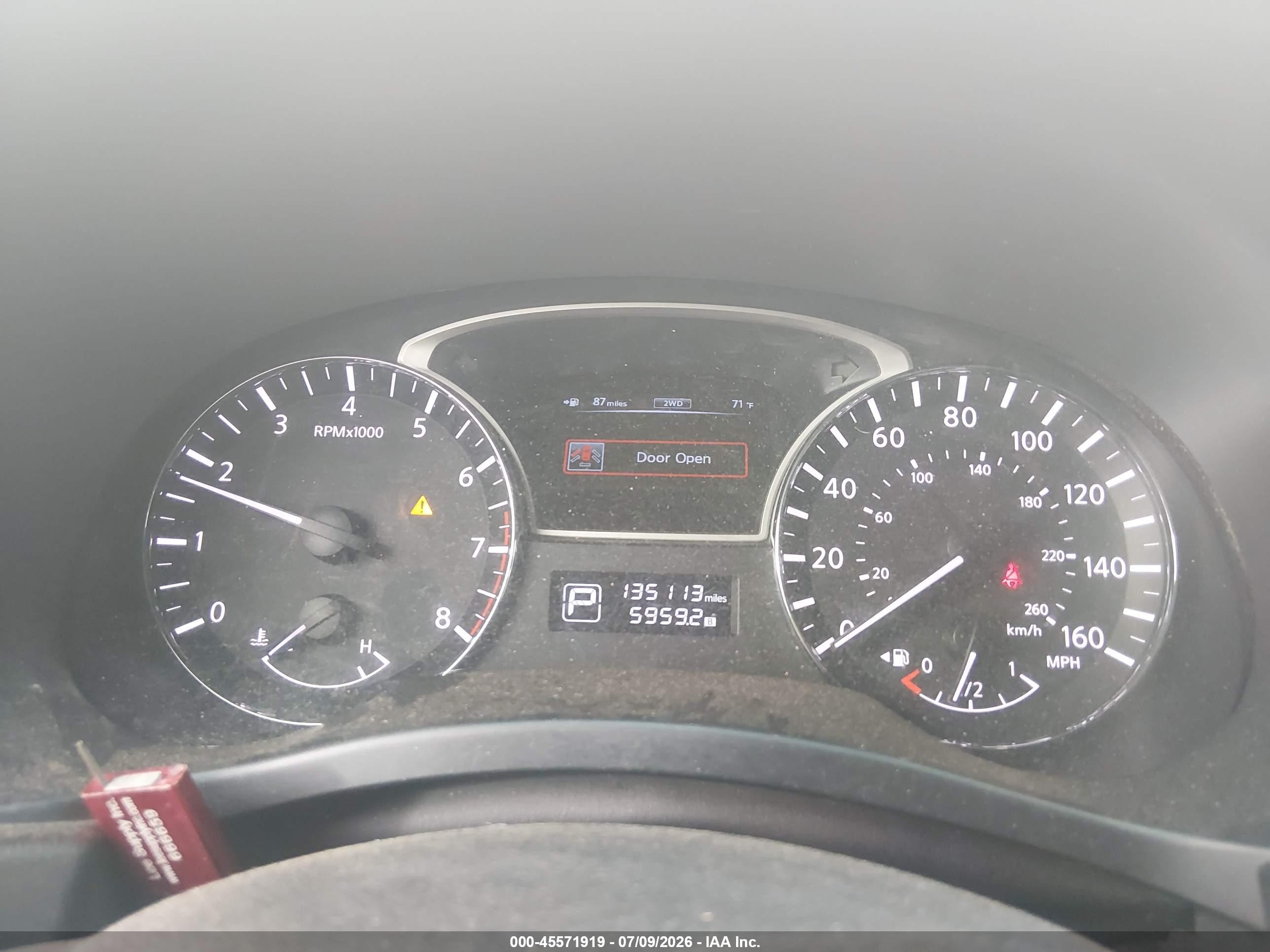 2013 Nissan Pathfinder S Серый vin: 5N1AR2MM0DC616767