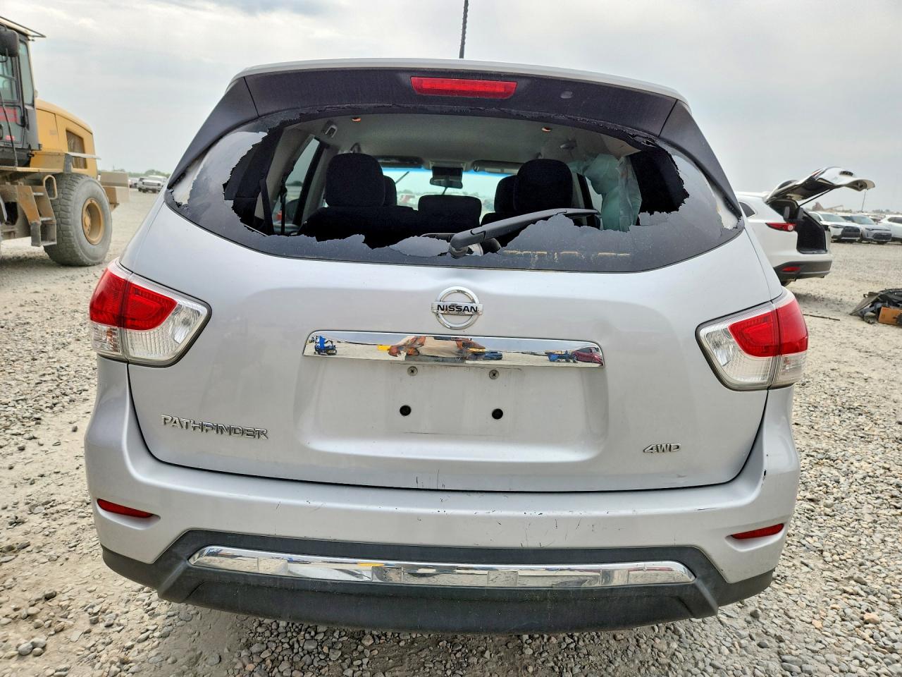 2013 Nissan Pathfinder S Silver vin: 5N1AR2MM0DC617983